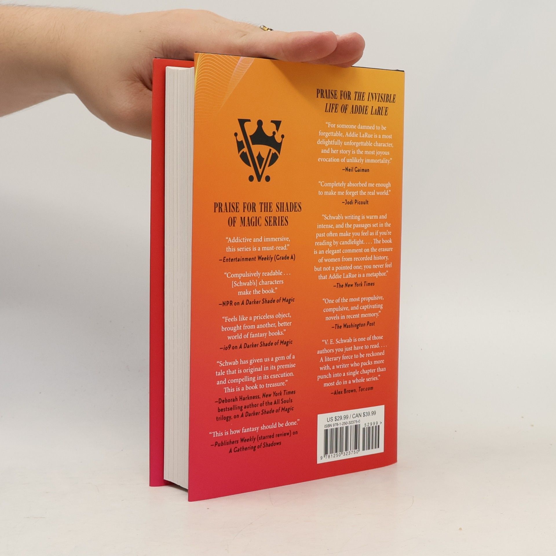 Victoria Schwabová Fragile Threads of Power Signed