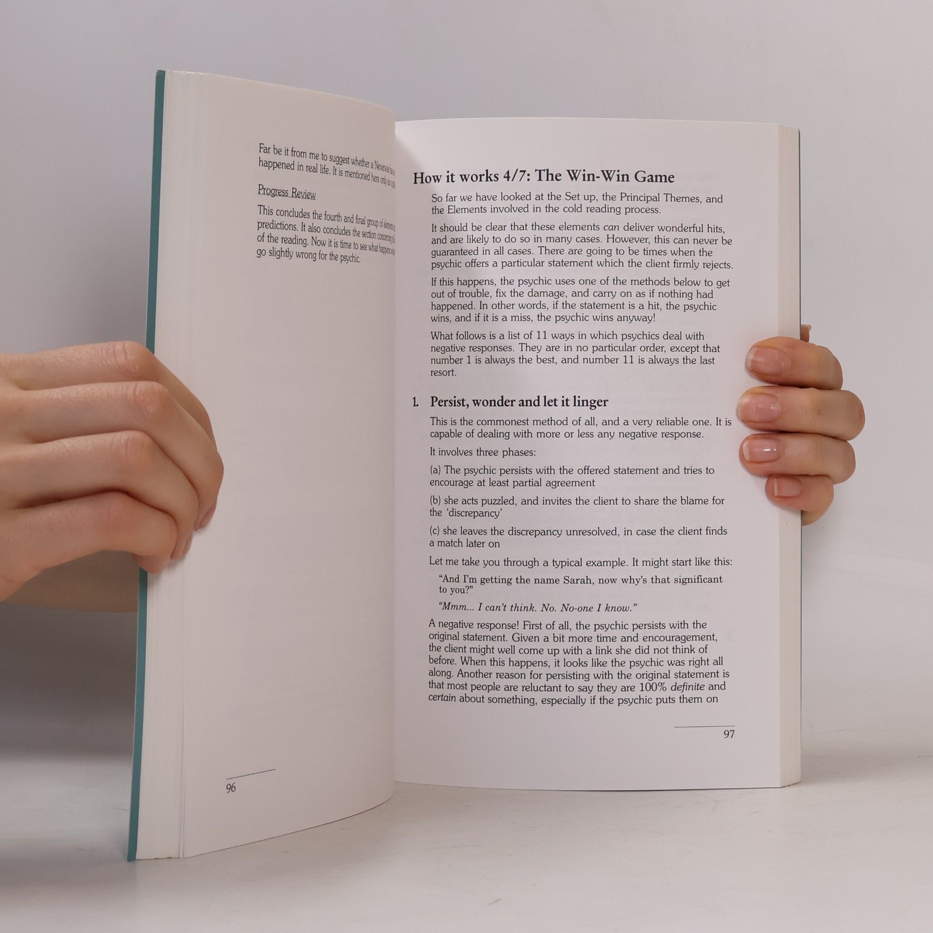 Ian Rowland The Full Facts Book of Cold Reading