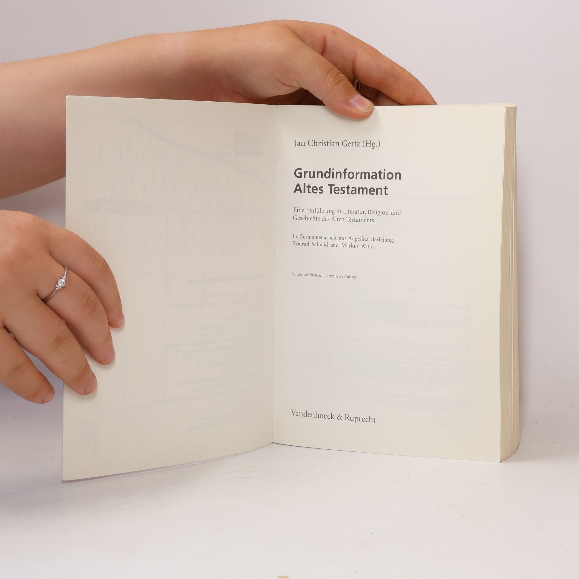 Jan Christian Gertz UTB - 2745: Grundinformation Altes Testament