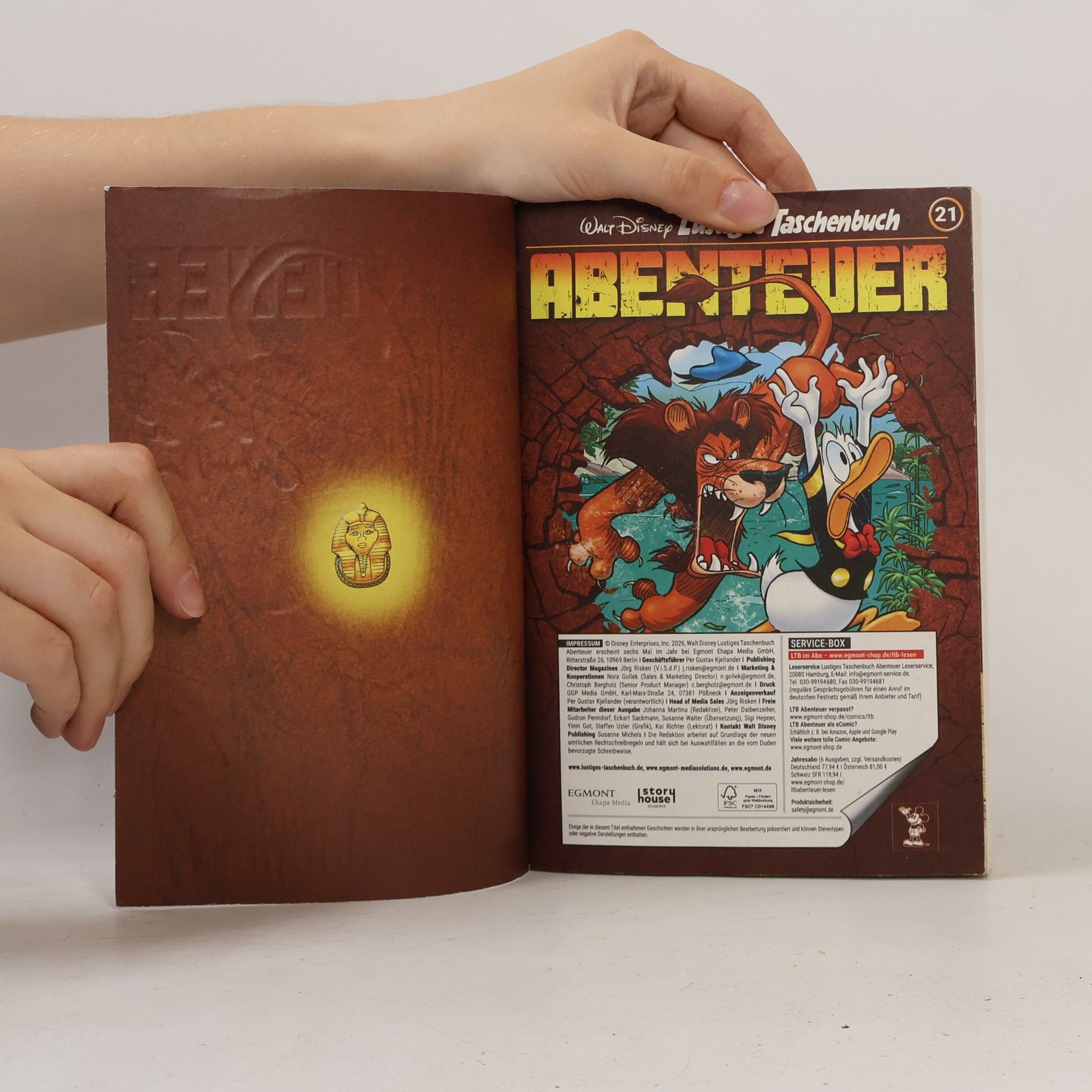Walt Disney Lustiges Taschenbuch Abenteuer 21: Der goldene Nil