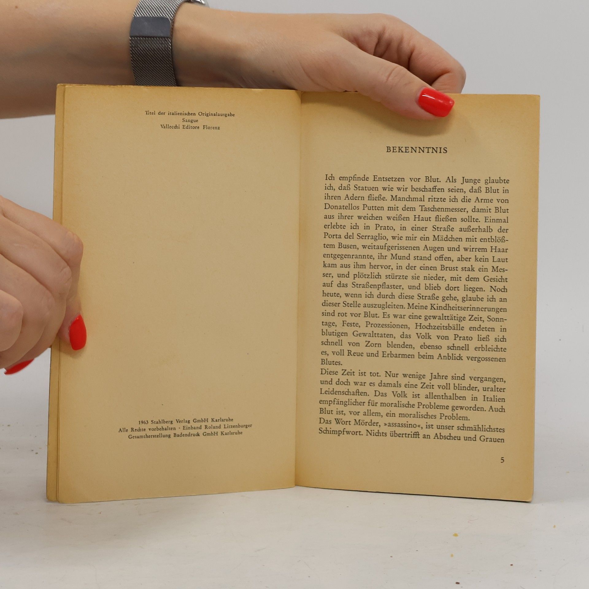 Curzio Malaparte Blut