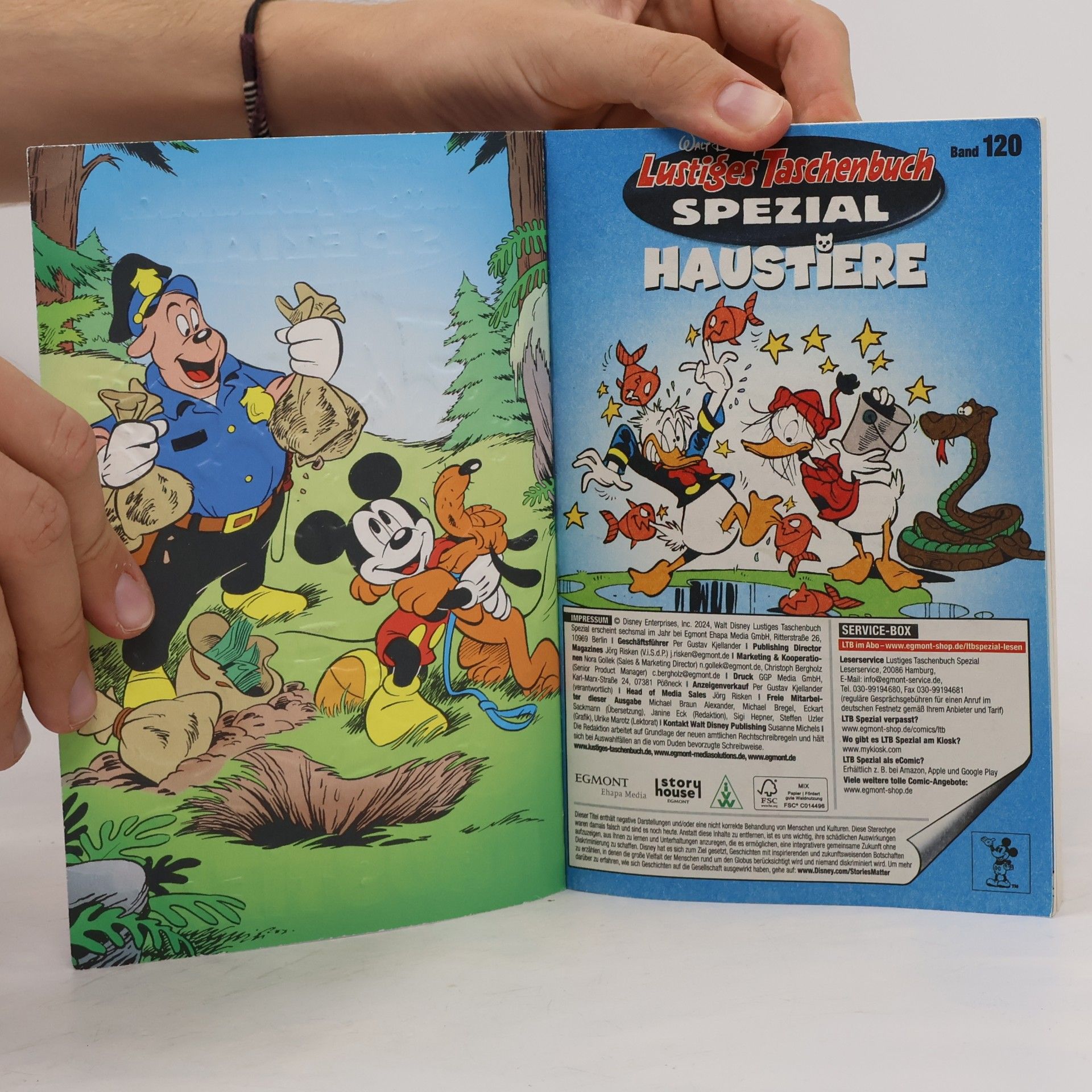 Walt Disney Lustiges Taschenbuch Spezial 120, Haustiere