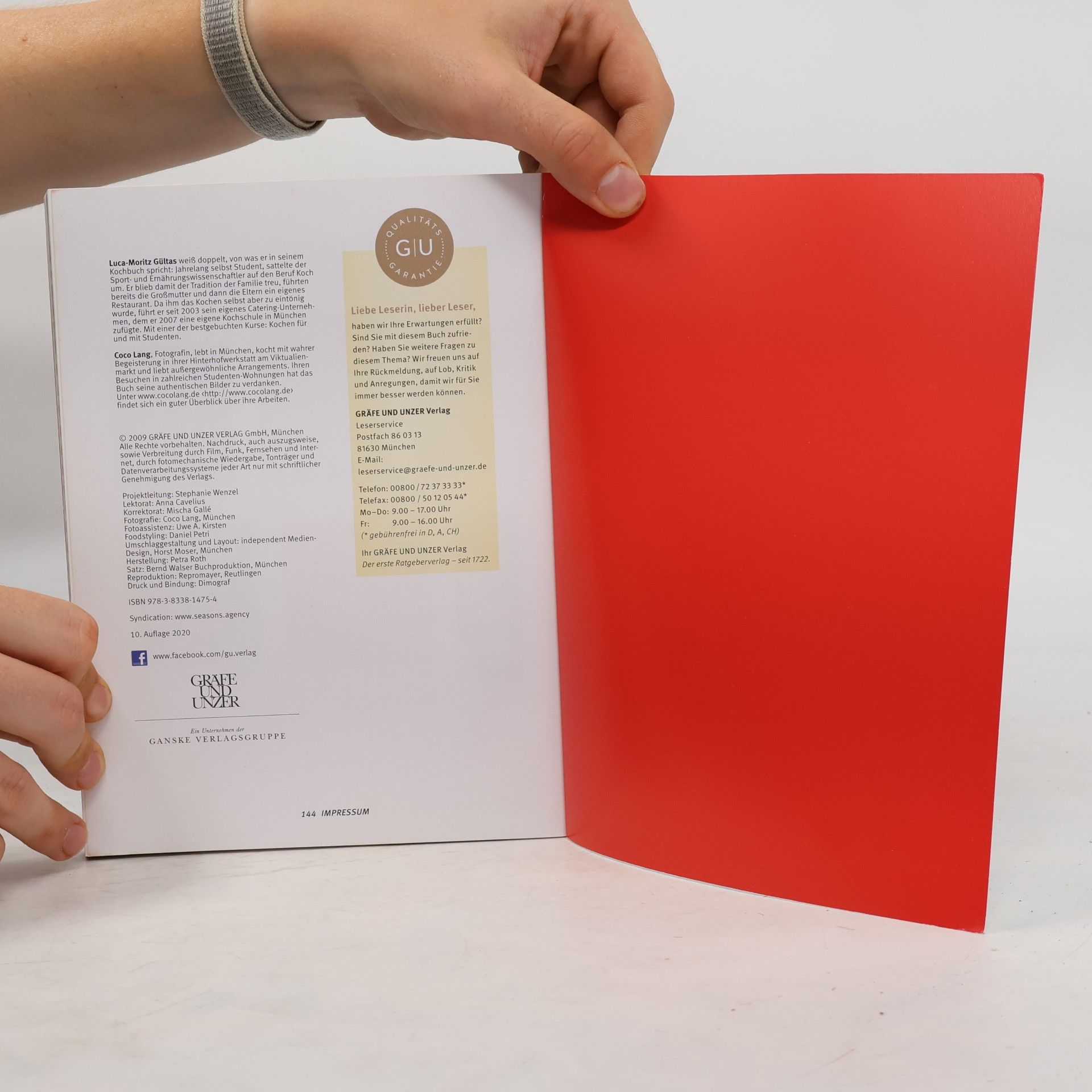 Luca-Moritz Gültas Studenten Kochbuch