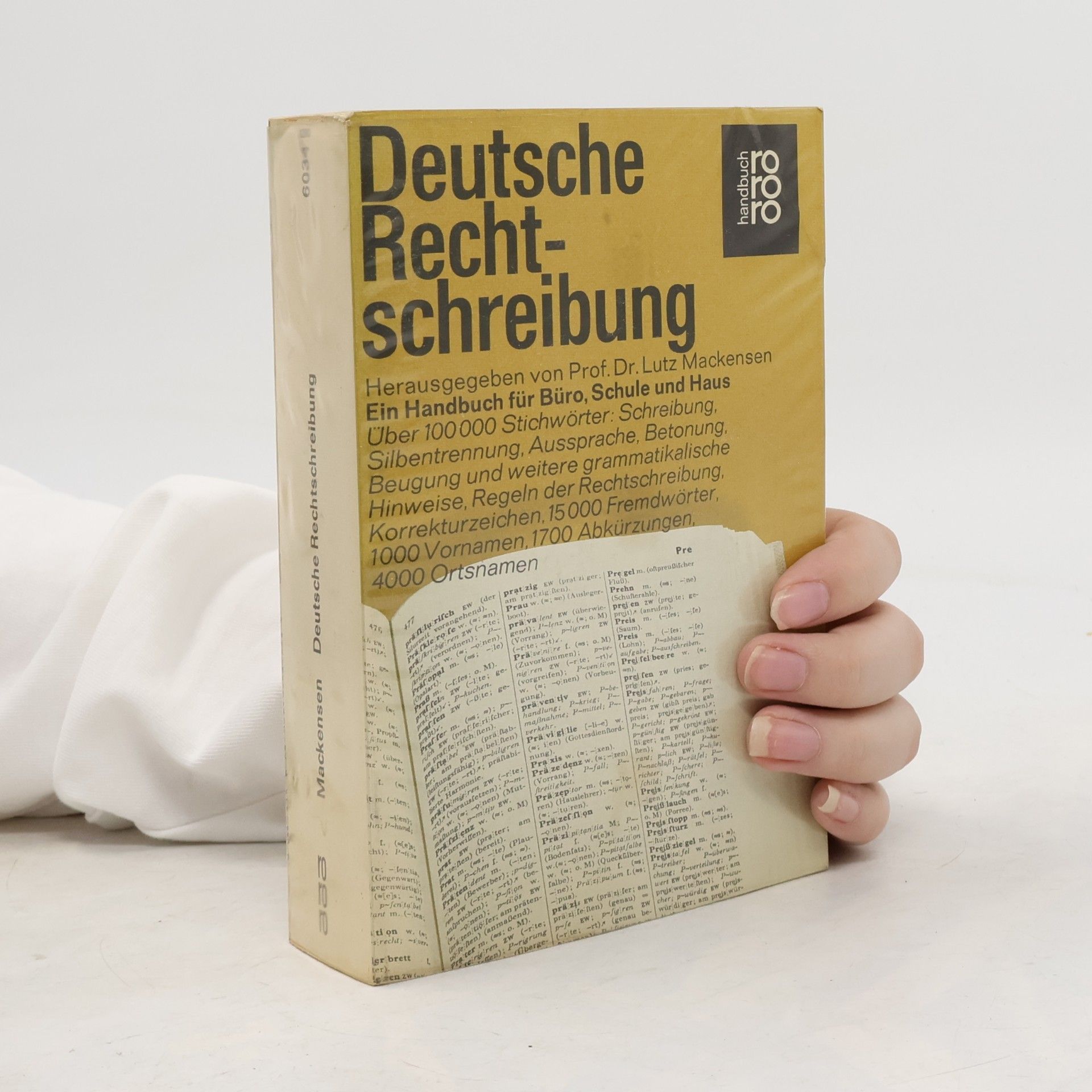 Lutz Mackensen Deutsche Rechtschreibung
