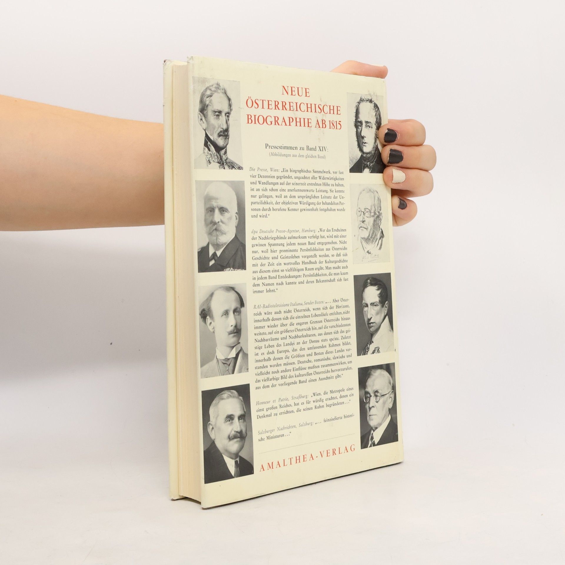 Various authors Neue österreichische Biographie ab 1815. Große Österreicher XV.