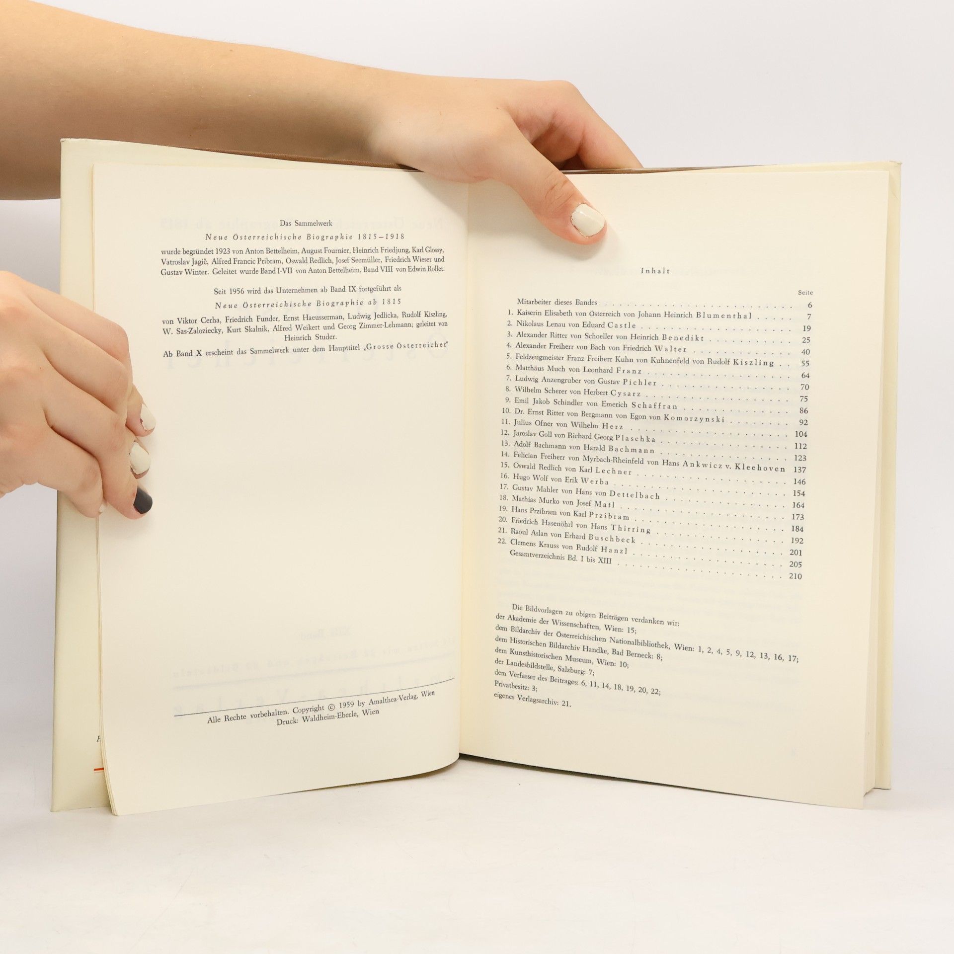 Various authors Grosse Österreicher. Neue Österreichische Biographie ab 1815. Band XIII