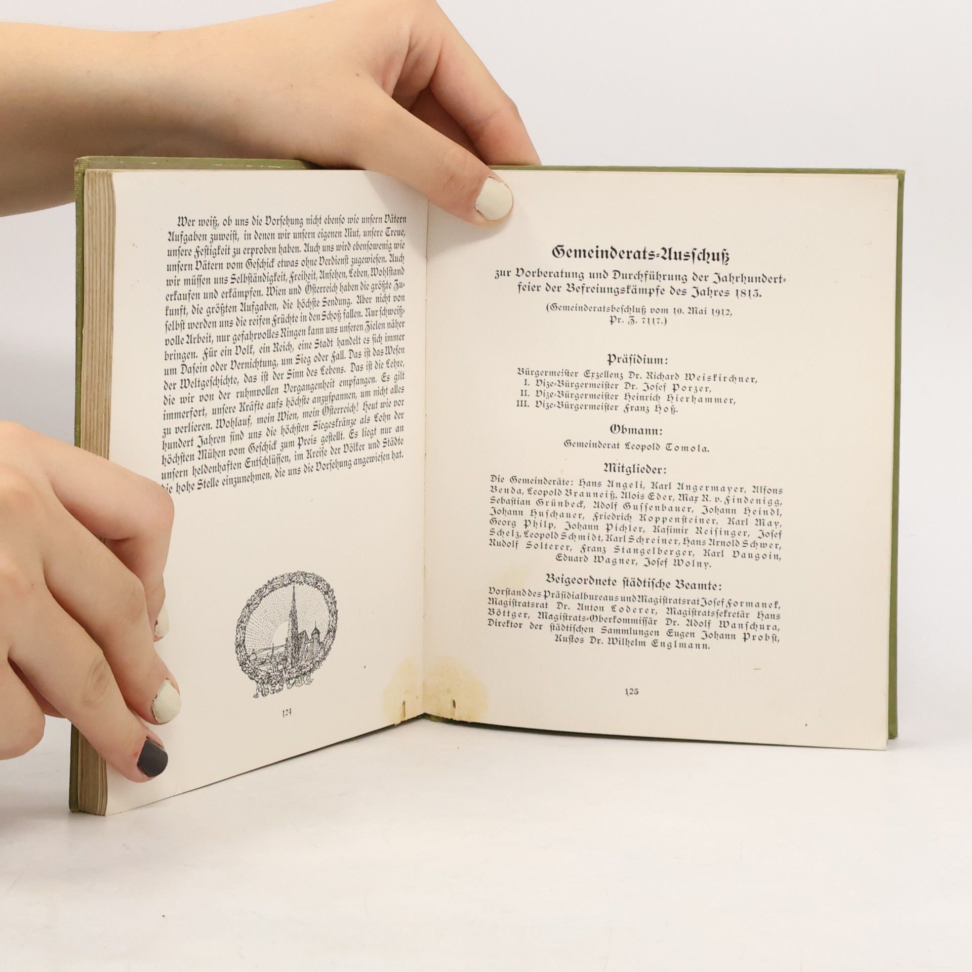 Various authors Festgabe der Gemeinde Wien zur Erinnerung an die Befreiungskriege 1813