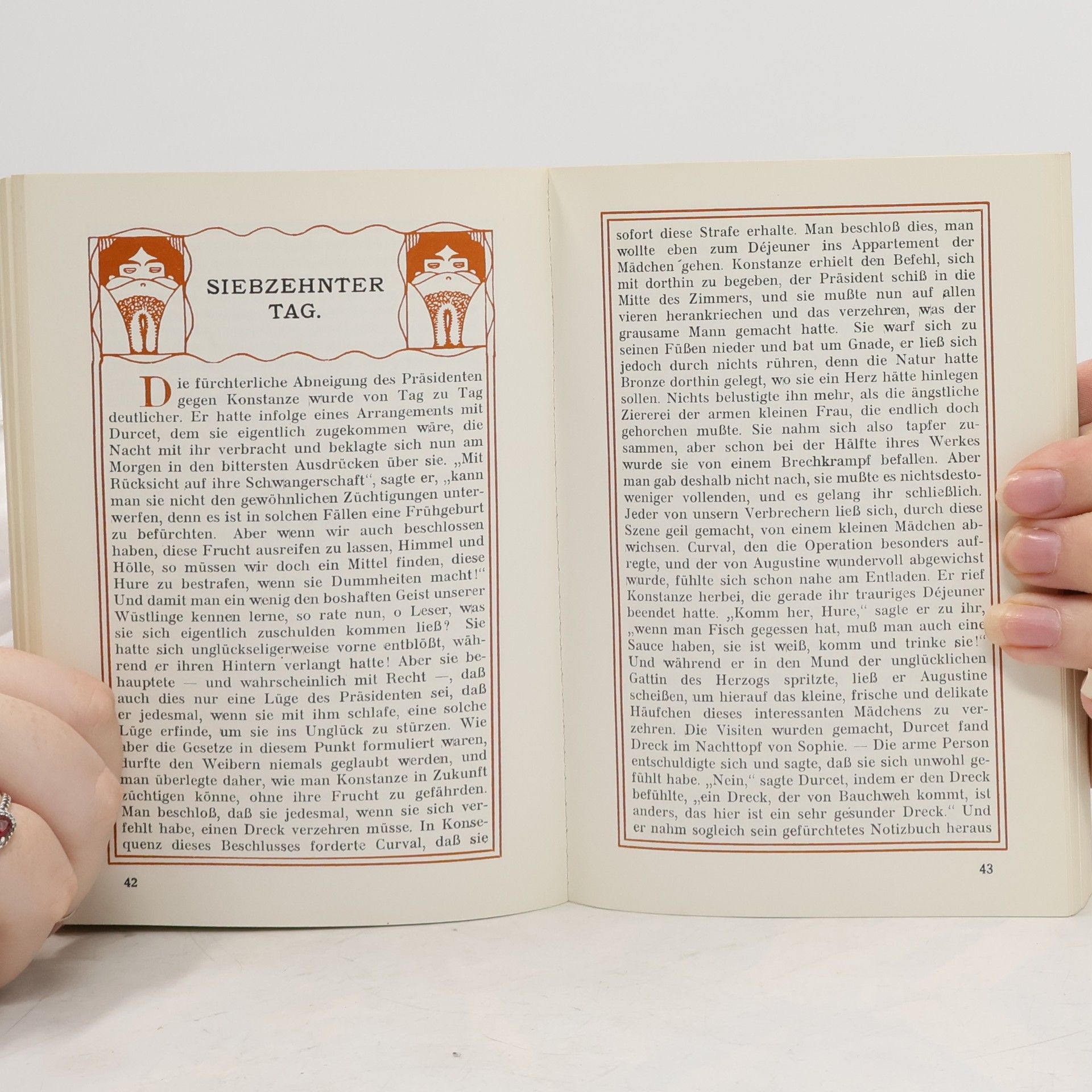 Donatien Alphonse François marquis de Sade Die hundertzwanzig Tage von Sodom oder die Schule der Ausschweifung