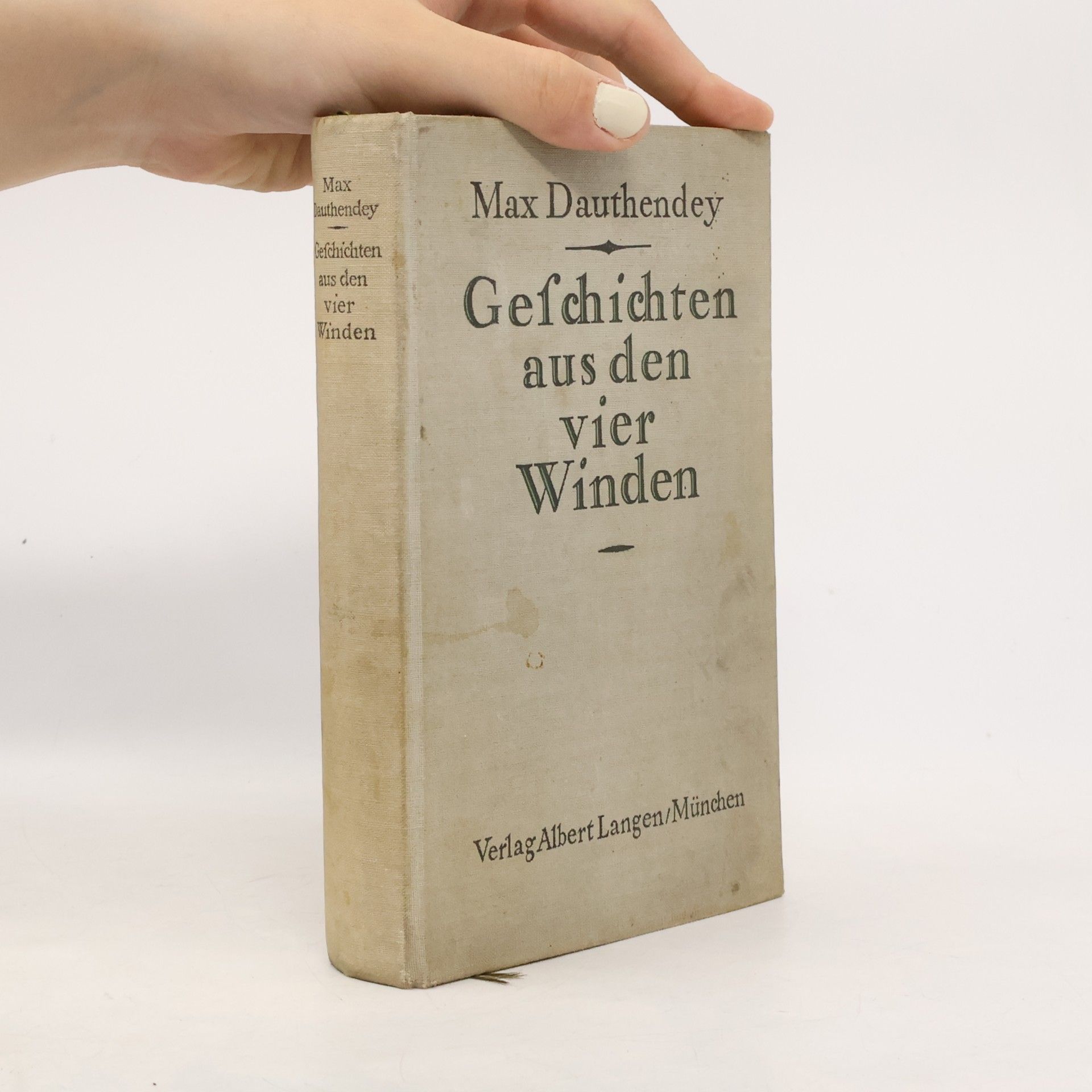 Max Dauthendey Geschichten aus den vier Winden