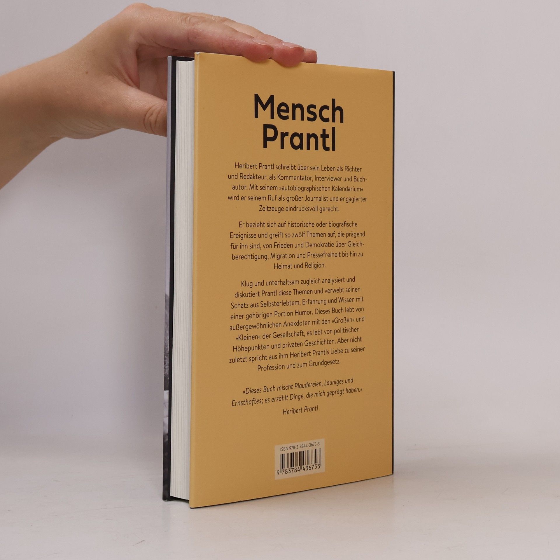 Heribert Prantl Mensch Prantl