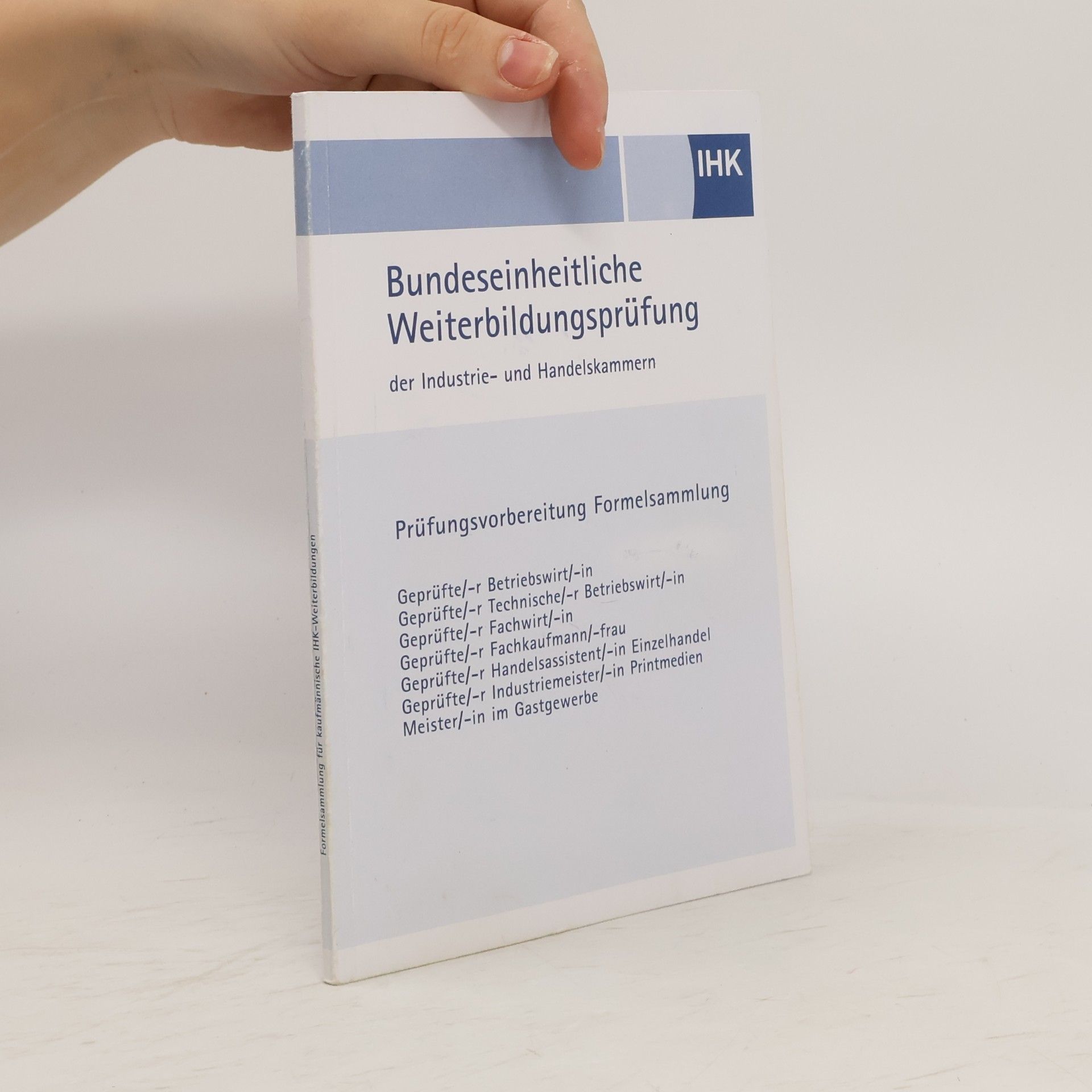 Autores varios Bundeseinheitliche Weiterbildungsprüfung