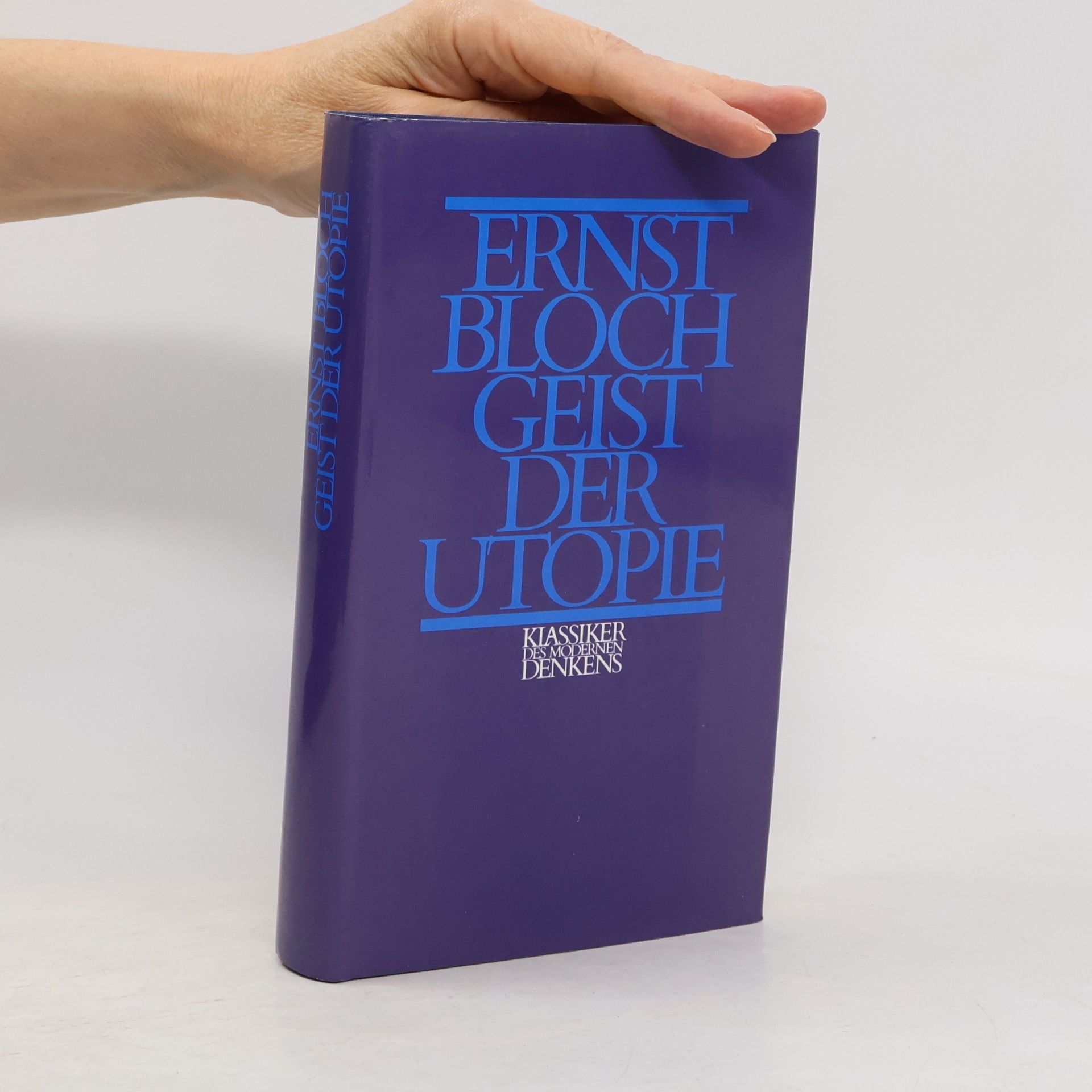Ernst Bloch Geist der Utopie