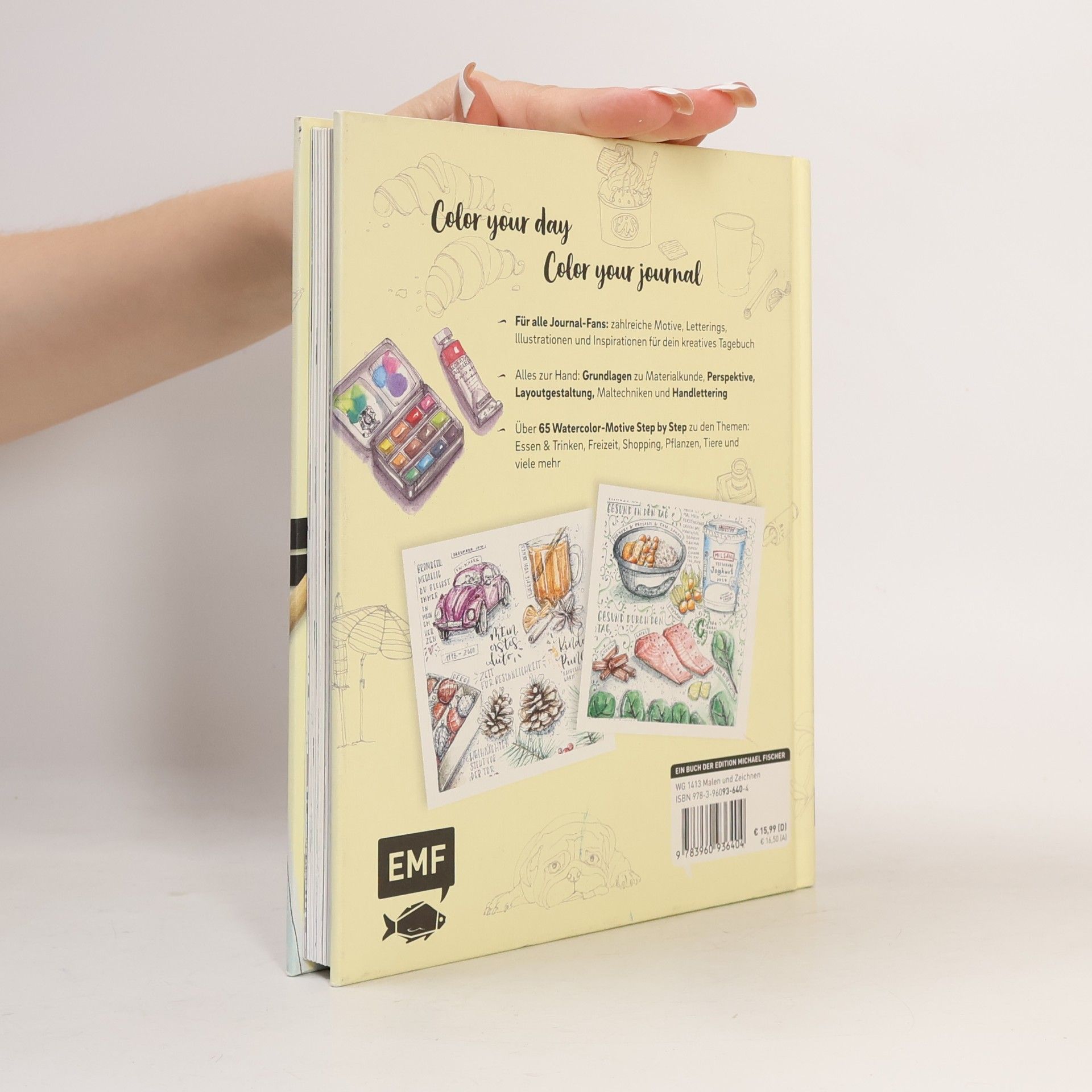 Tanja Werner Watercolor your Journal #coloryourday