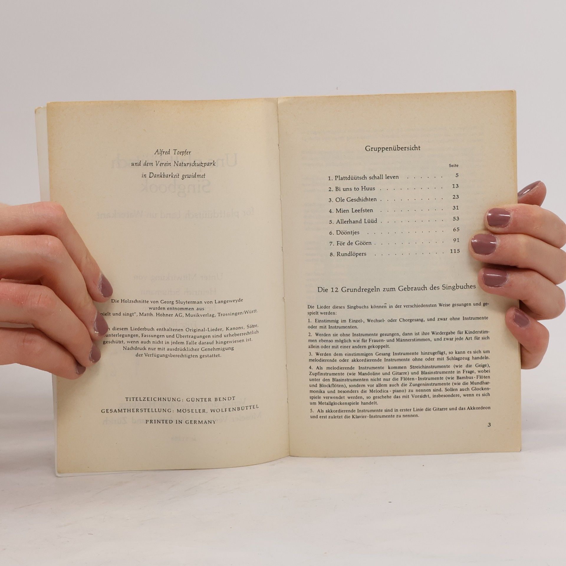 Autorenkollektiv Uns plattdüütsch Singbook