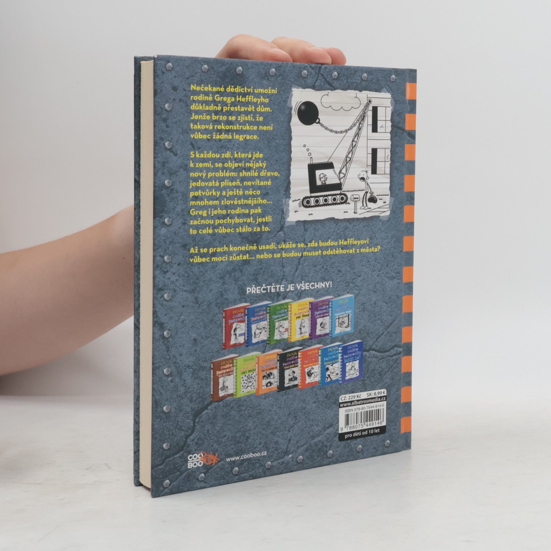 Jeff Kinney Deník malého poseroutky 14. Na spadnutí