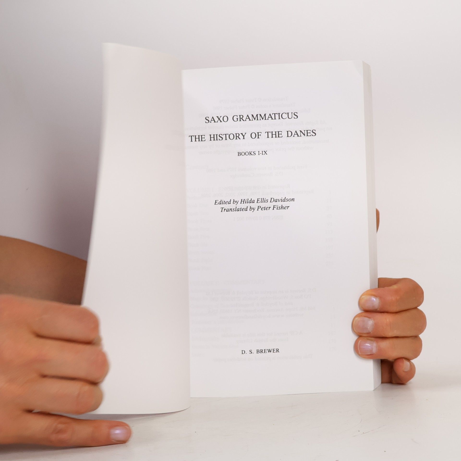 Saxo Grammaticus The History of the Danes