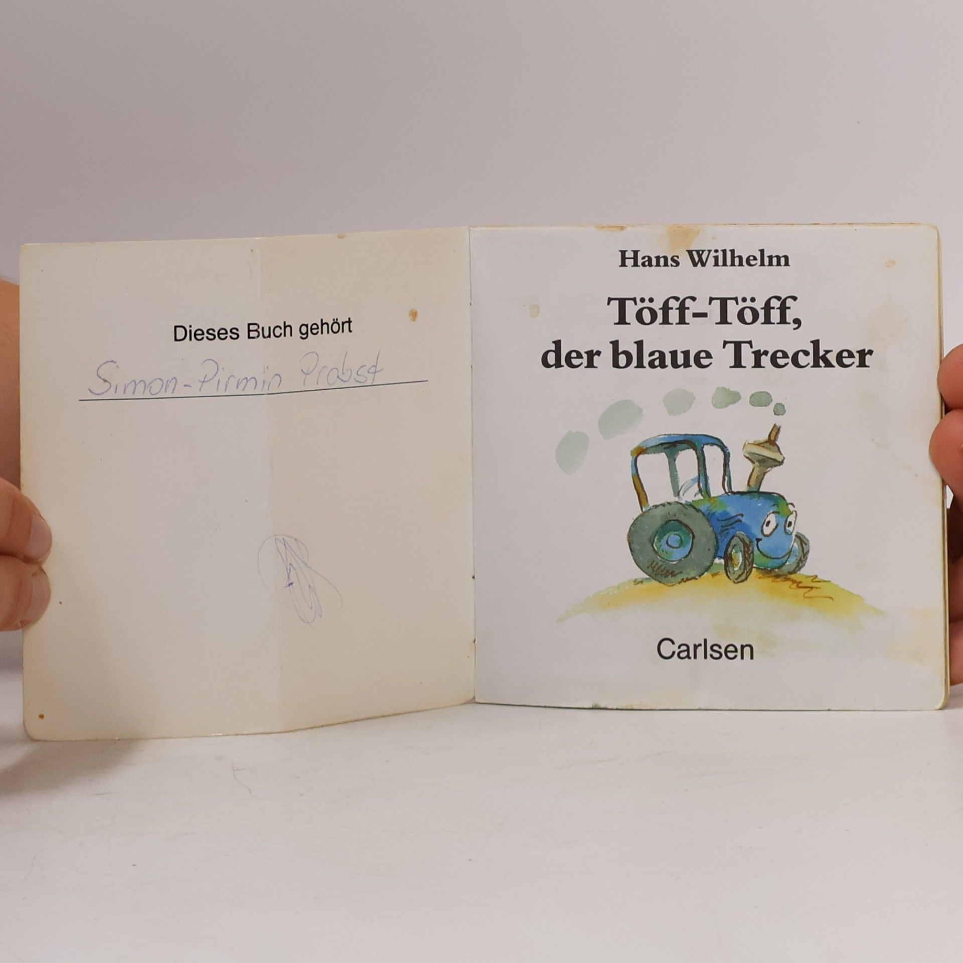 Hans Wilhelm Töff-Töff, der blaue Trecker