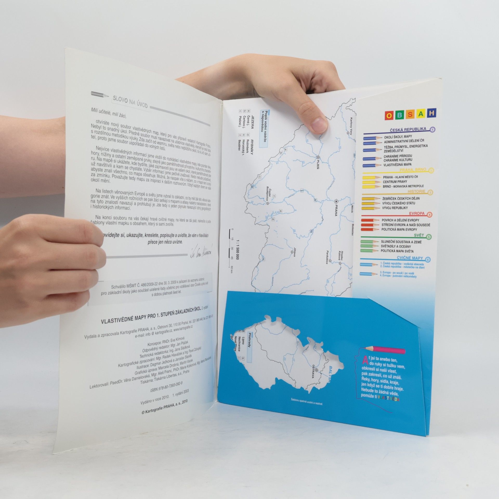 Autorenkollektiv Vlastivědné mapy pro 1. stupeň základních škol