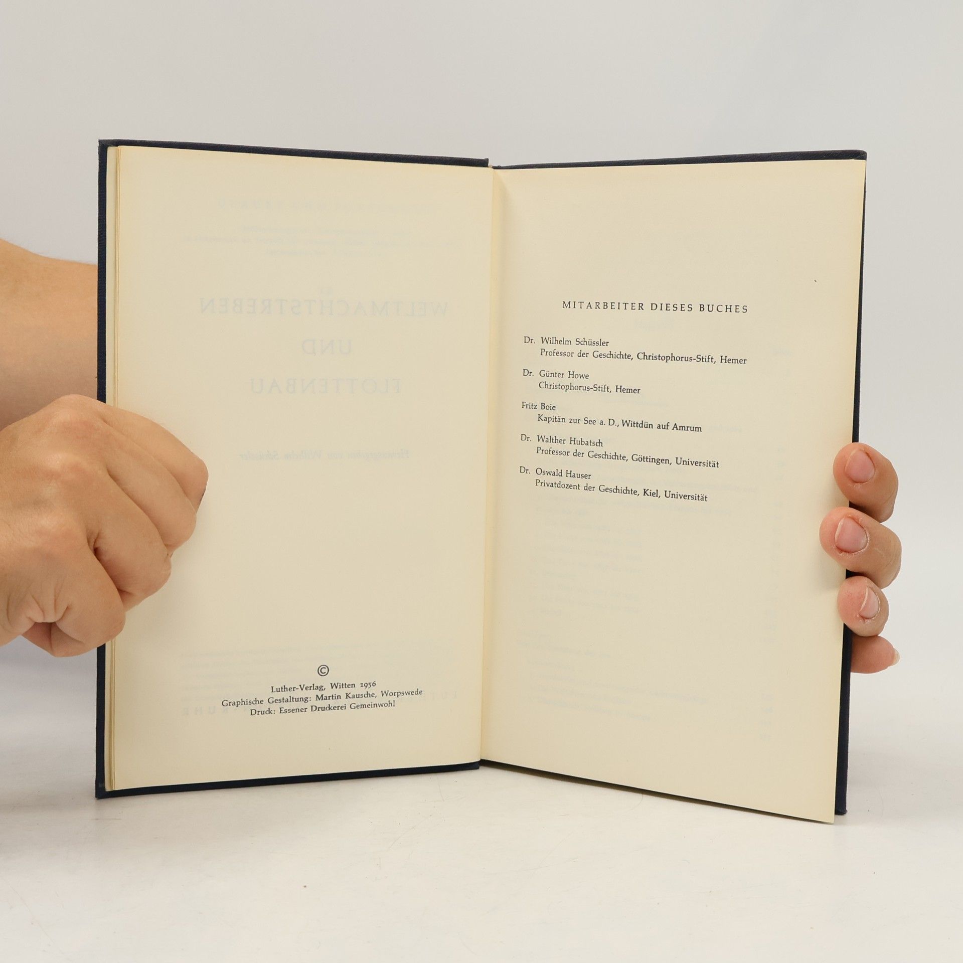 Autorenkollektiv Weltmachtstreben und Flottenbau