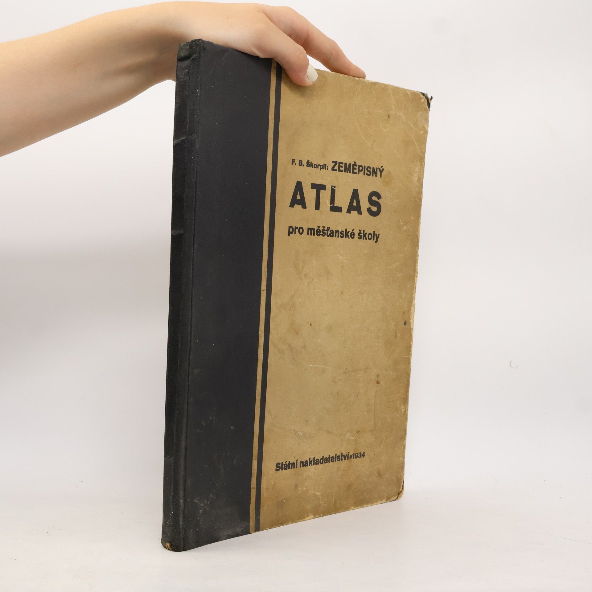 František Bohumil Škorpil Zeměpisný atlas pro měšťanské školy
