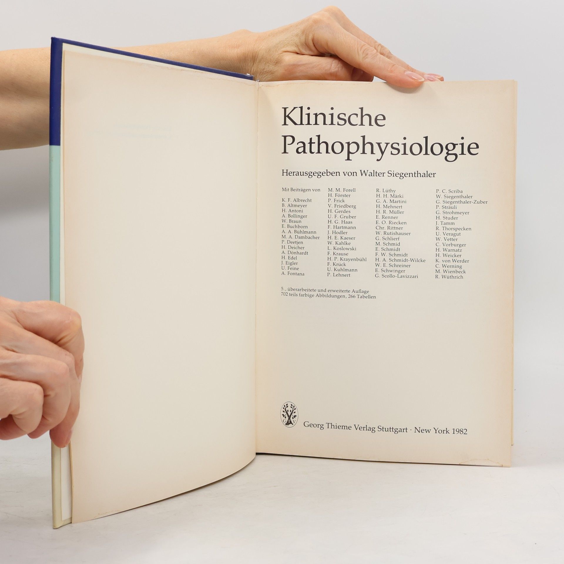 Walter Siegenthaler Klinische Pathophysiologie