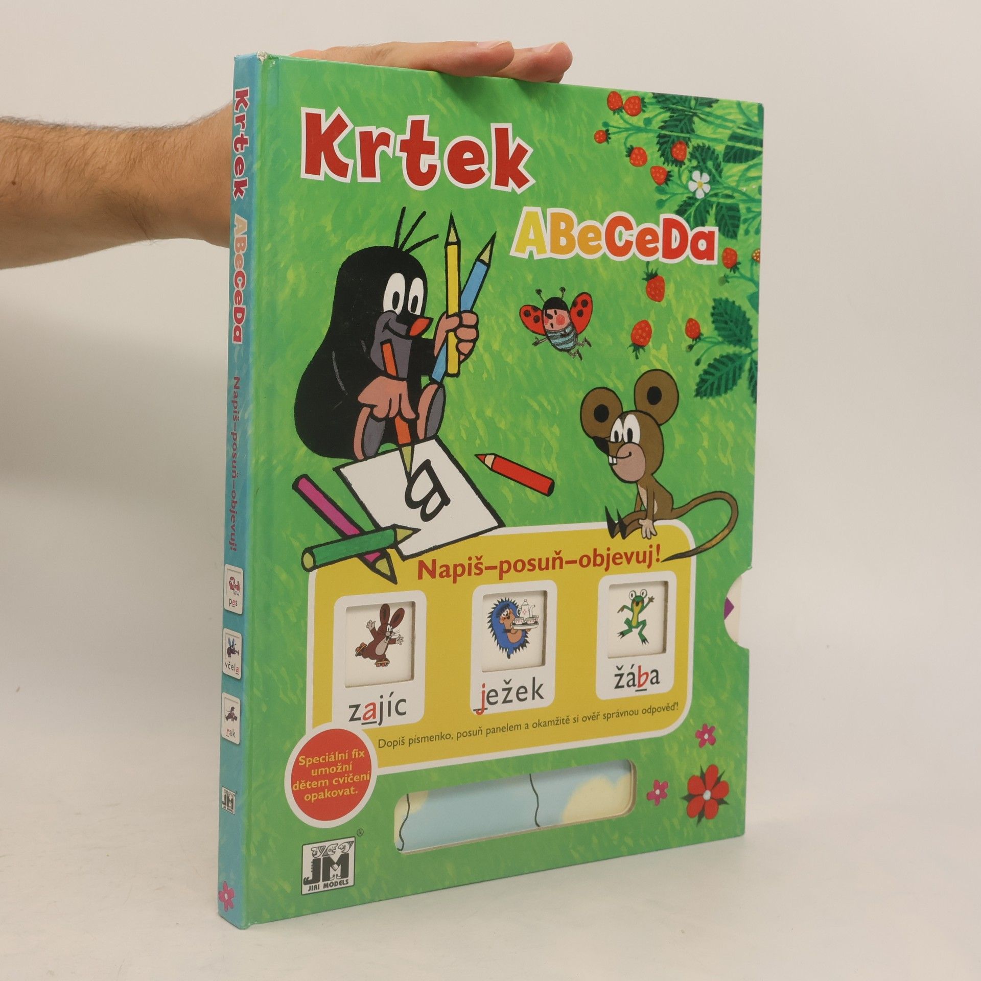 Zdeněk Miler Krtek - abeceda. Napiš - posuň - objevuj!