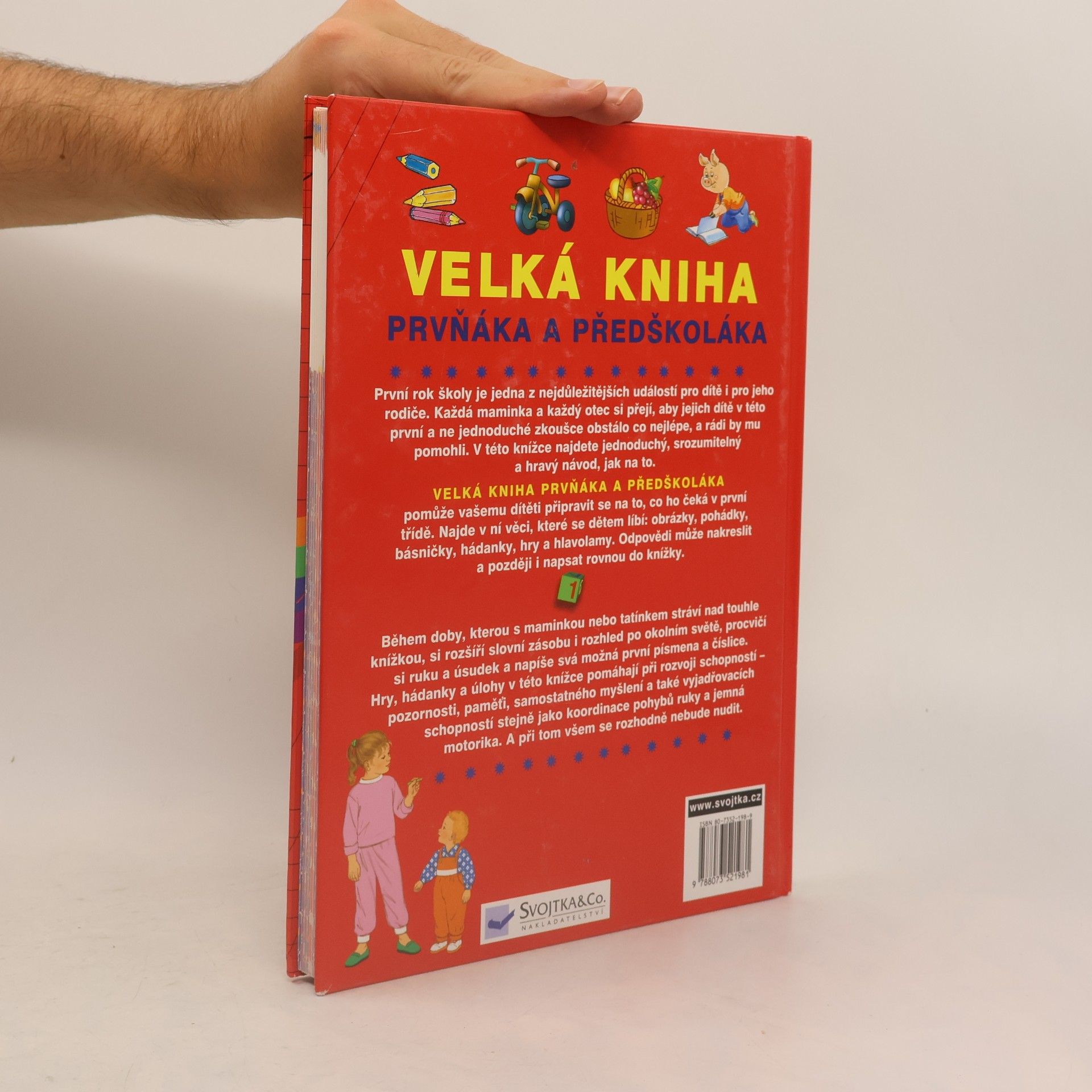 Various authors Velká kniha prvňáka a předškoláka