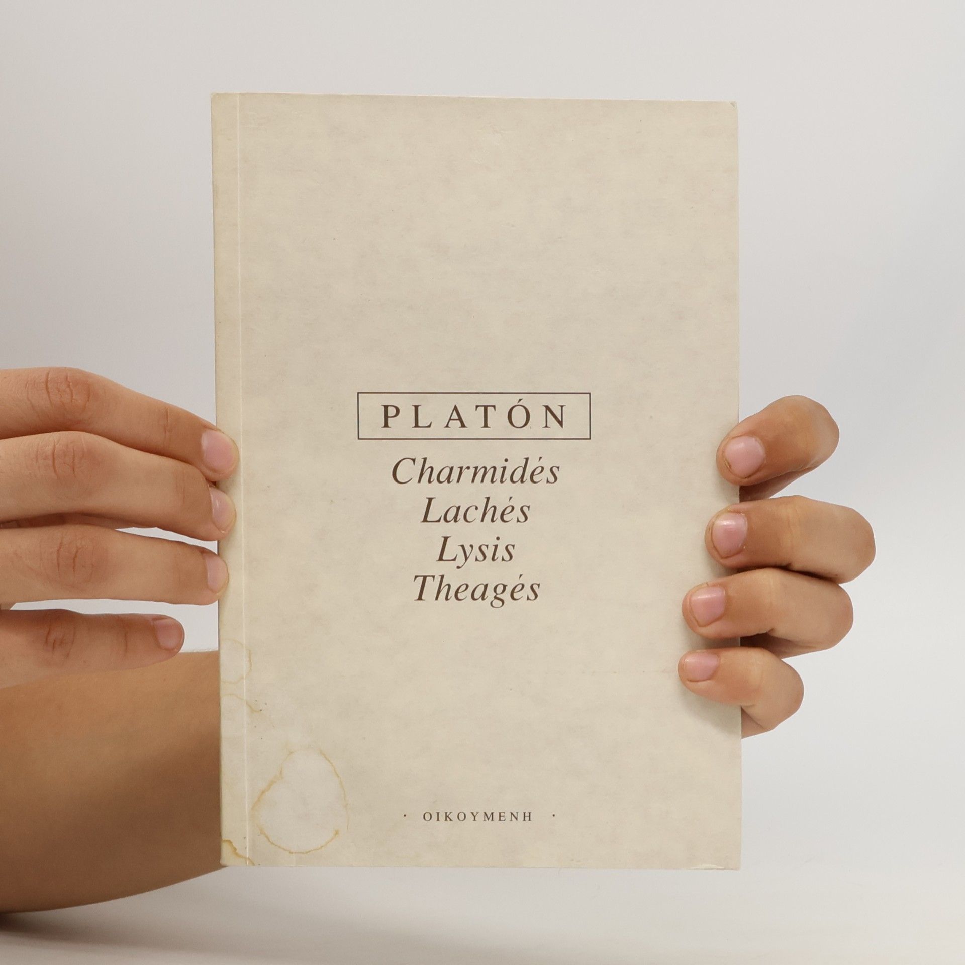 Platón Charmidés, Lachés, Lysis, Theagés