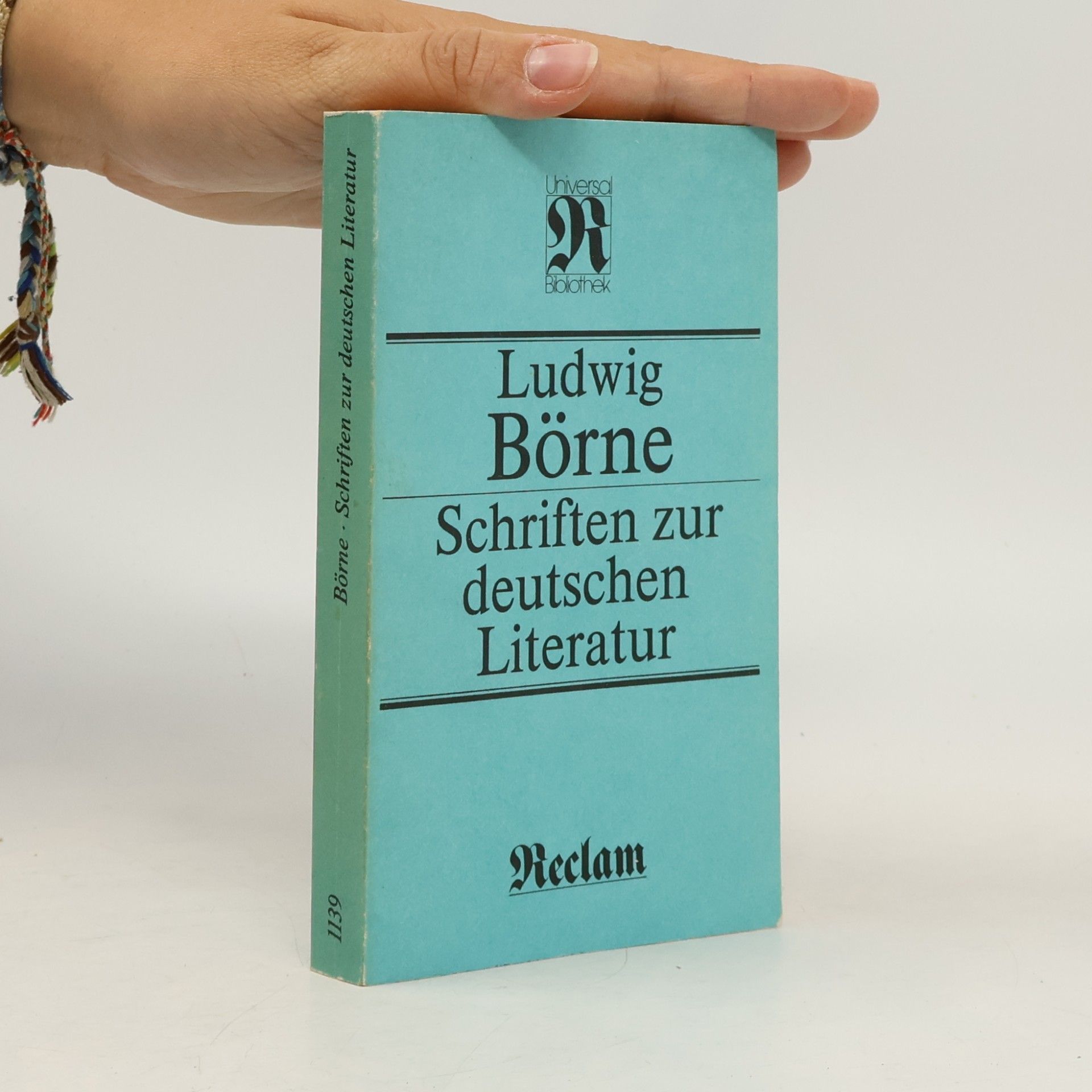 Ludwig Börne Schriften zur deutschen Literatur