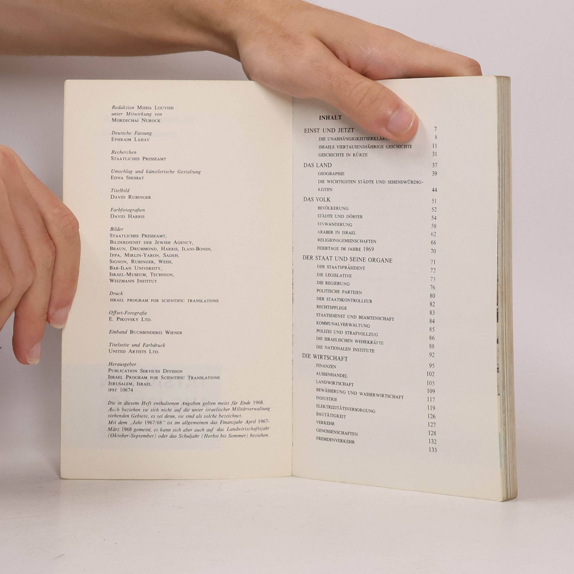 kolektiv Tatsachen aus Israel 1969
