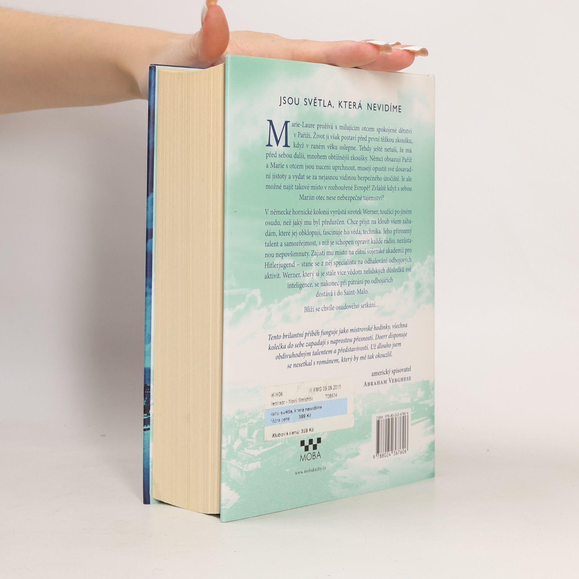 Anthony Doerr Jsou světla, která nevidíme