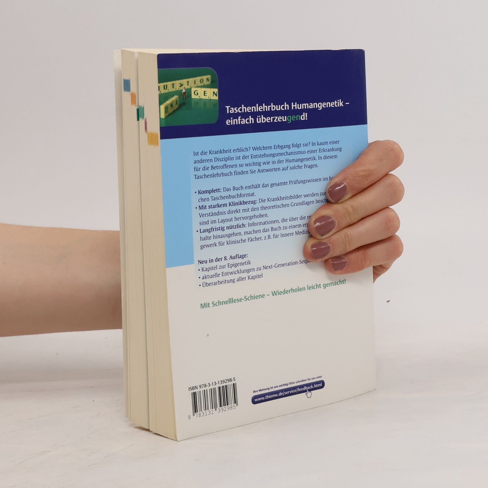 Jan Murken Taschenlehrbuch Humangenetik