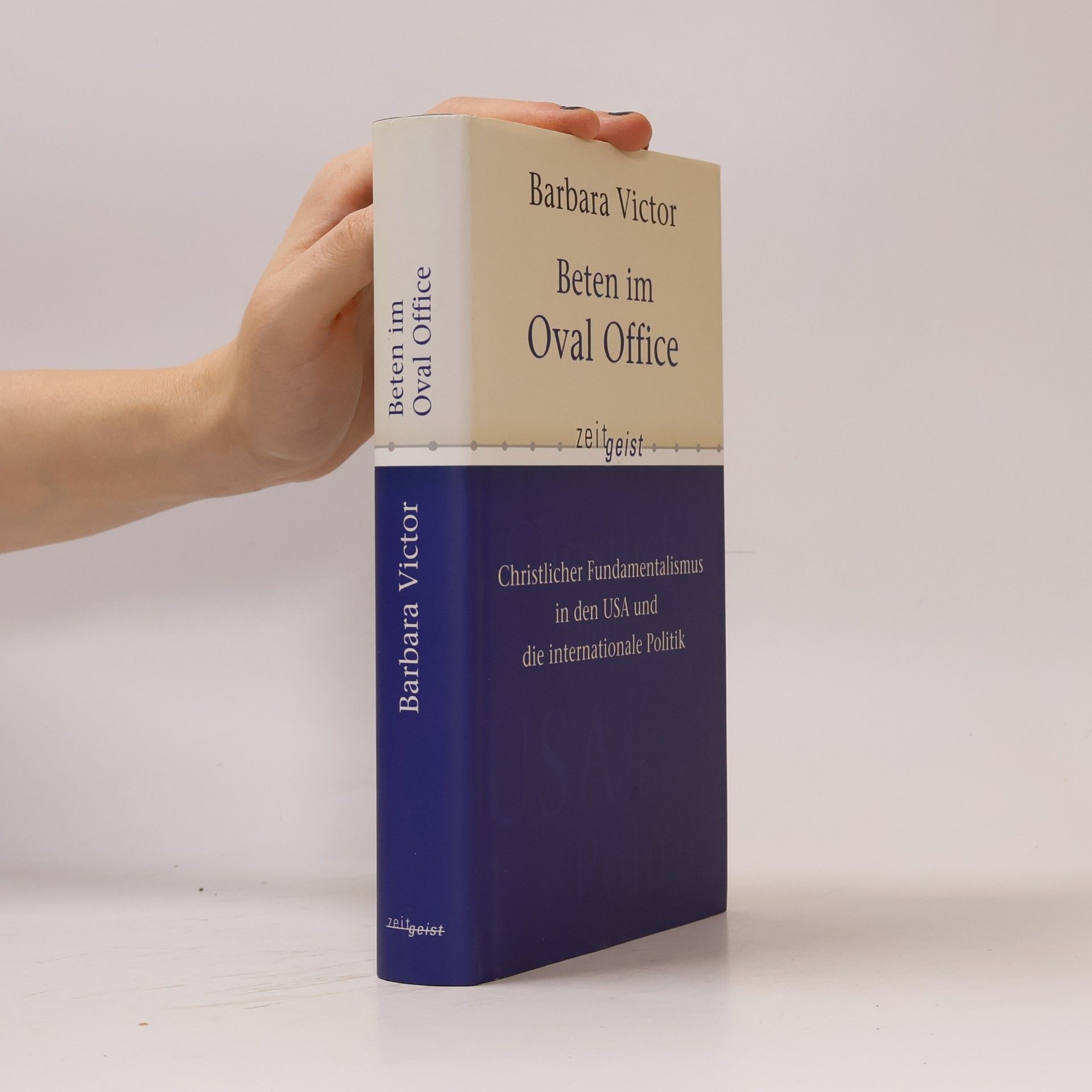 Barbara Victor Beten im Oval Office