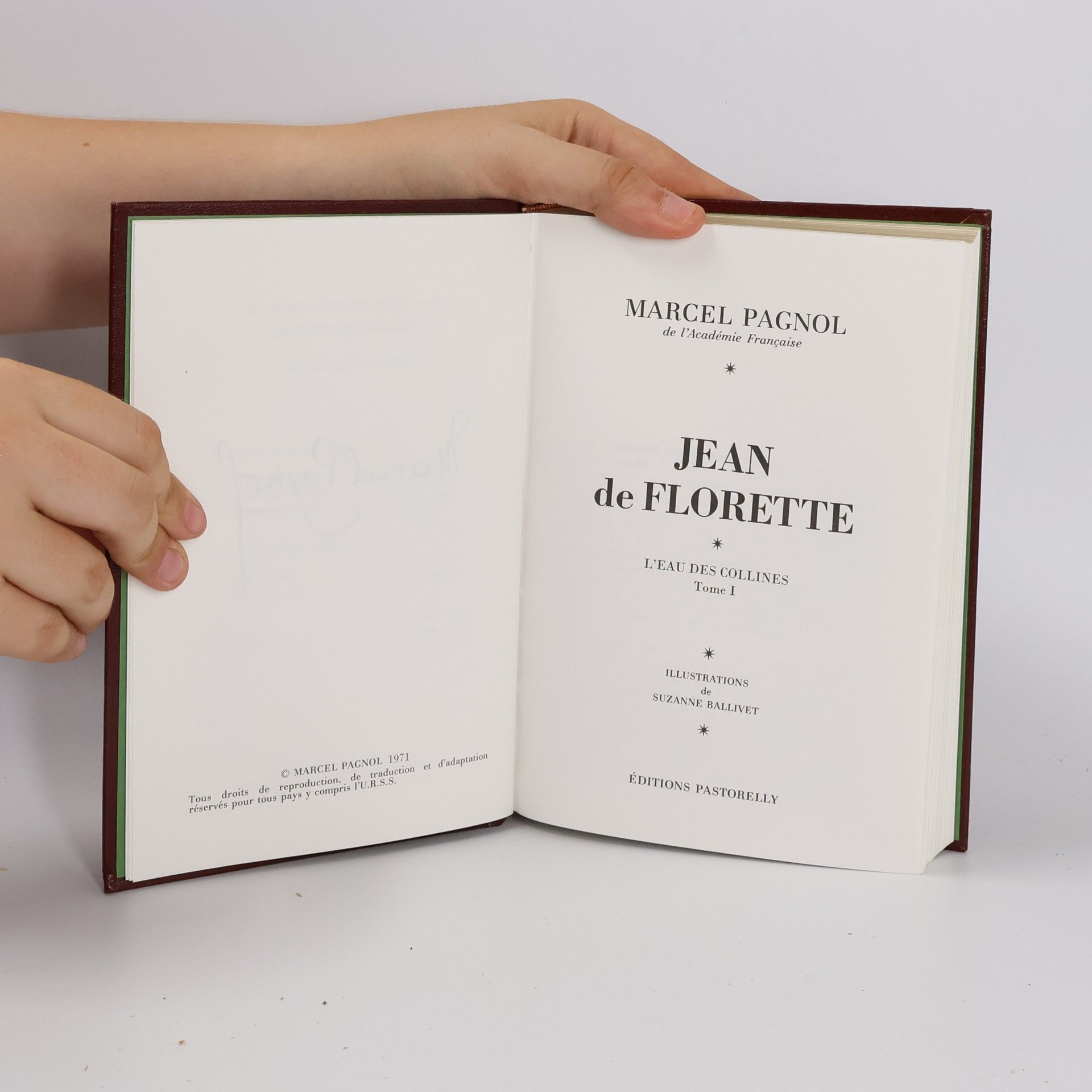 Marcel Pagnol Jean de Florette. L'eau des collines I.