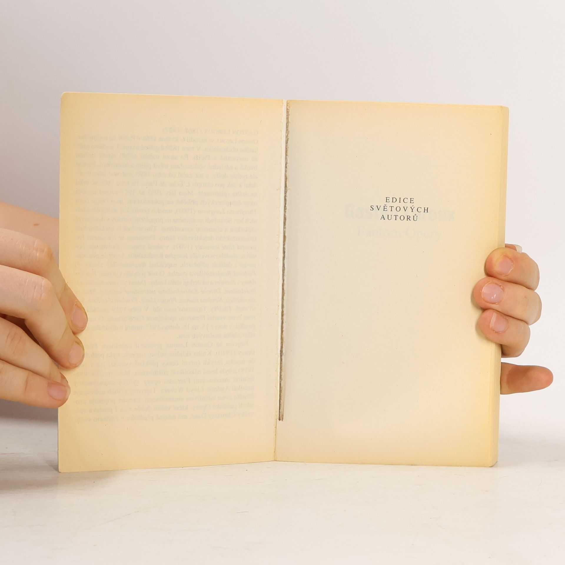 Gaston Leroux Fantom Opery