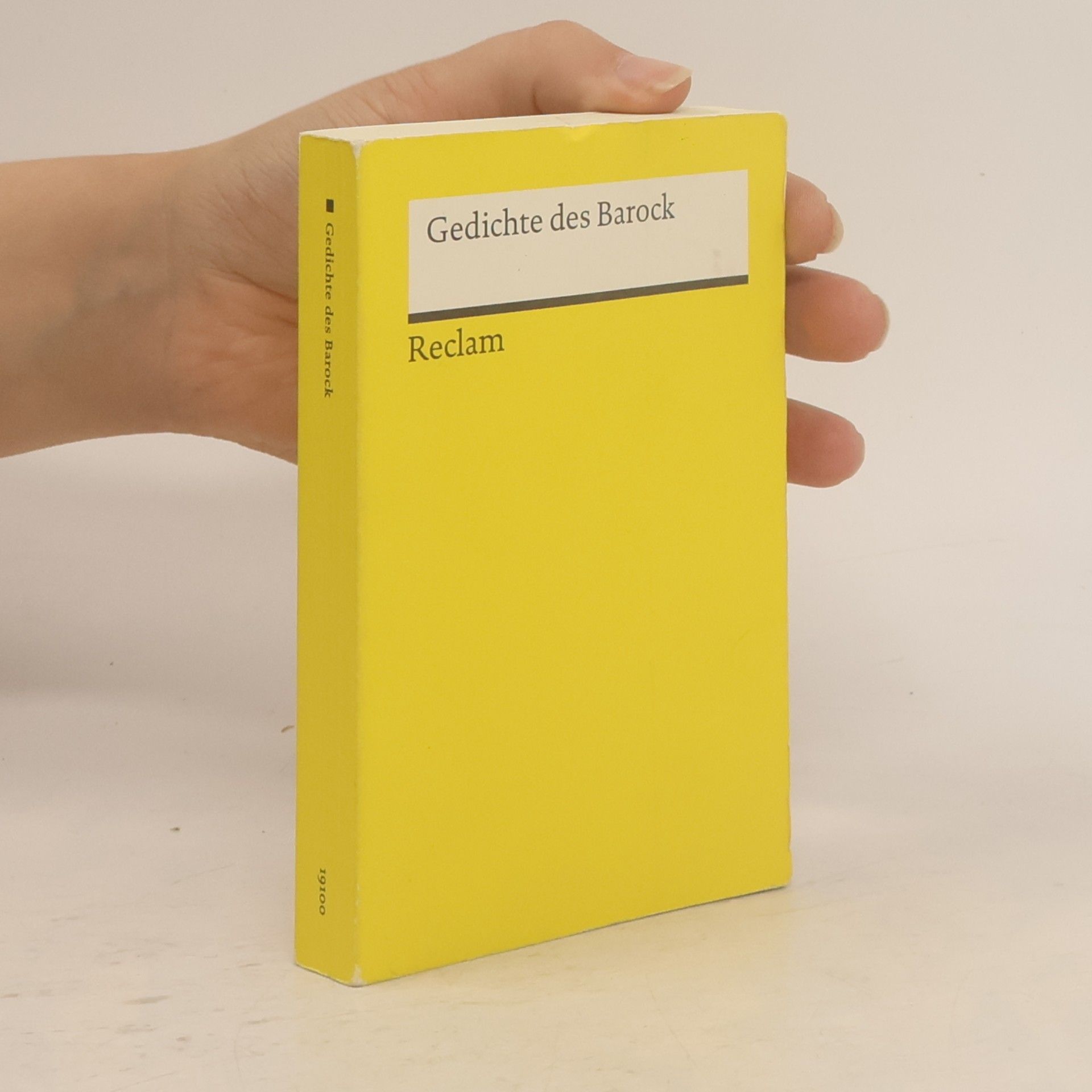 Volker Meid Gedichte des Barock