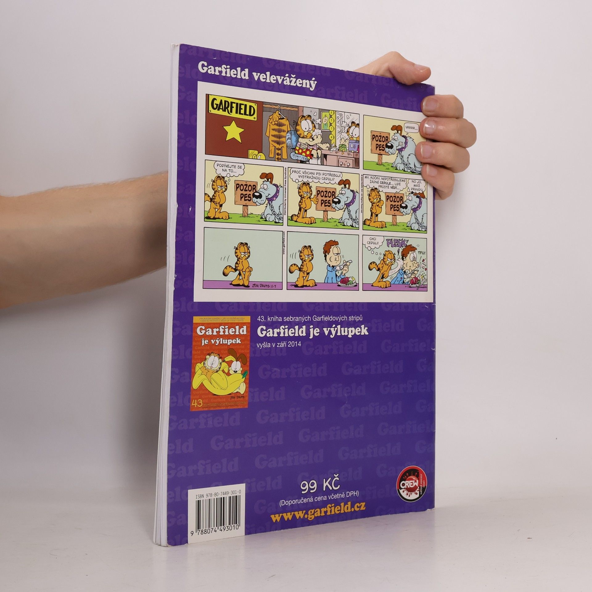 Jim Davis Garfield velevážený