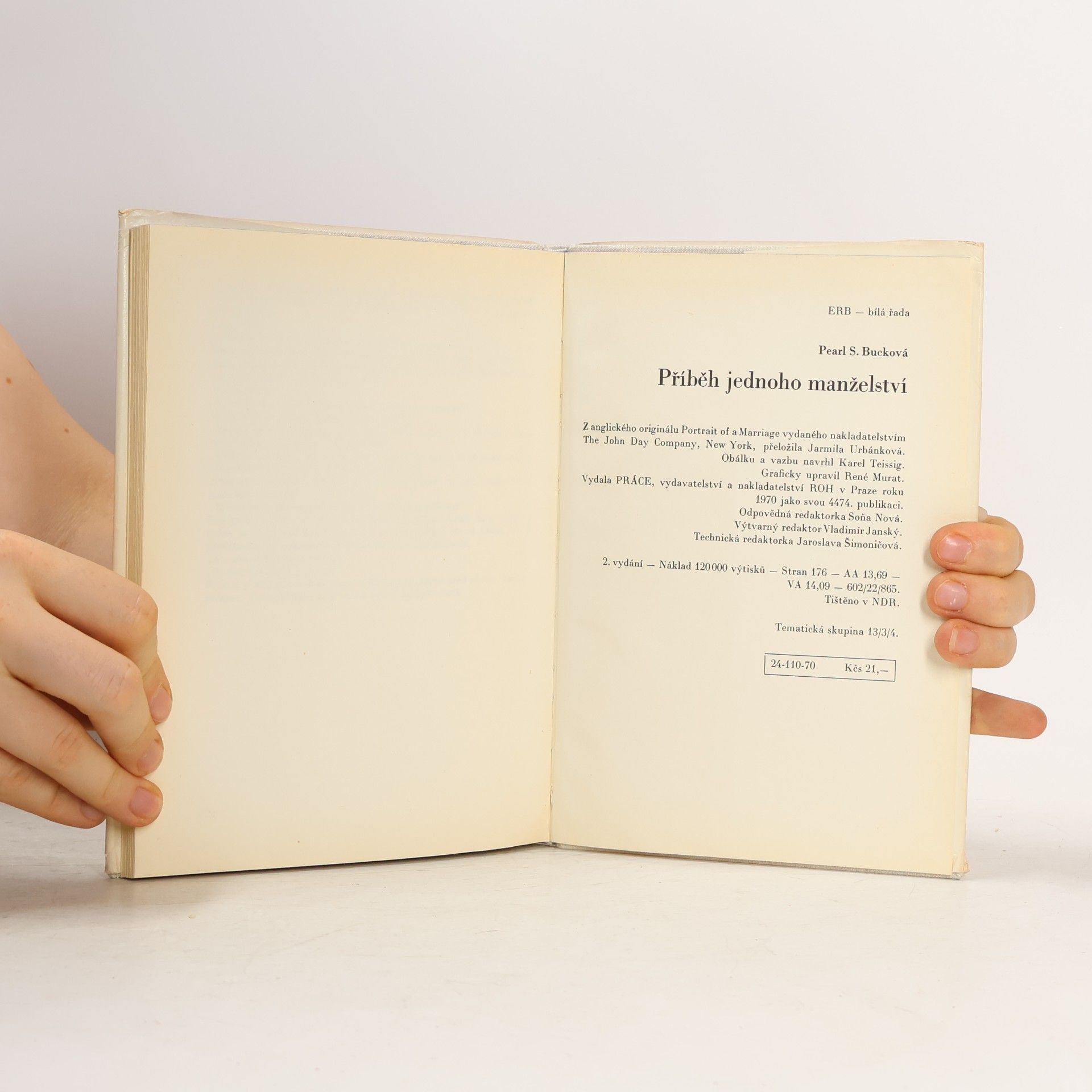 Pearl S. Buck Příběh jednoho manželství