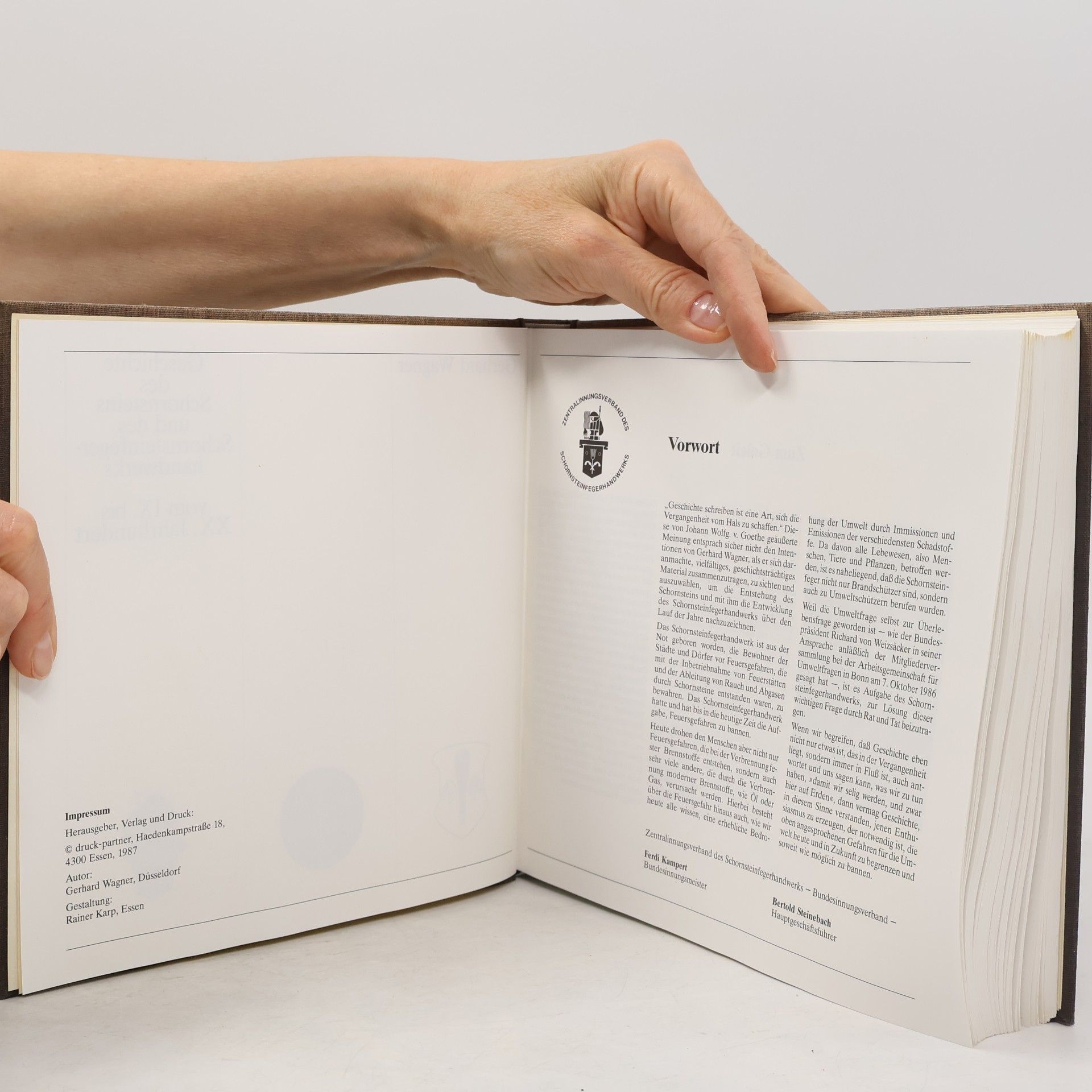Gerhard Wagner Geschichte des Schornsteins und des Schornsteinfegerhandwerks
