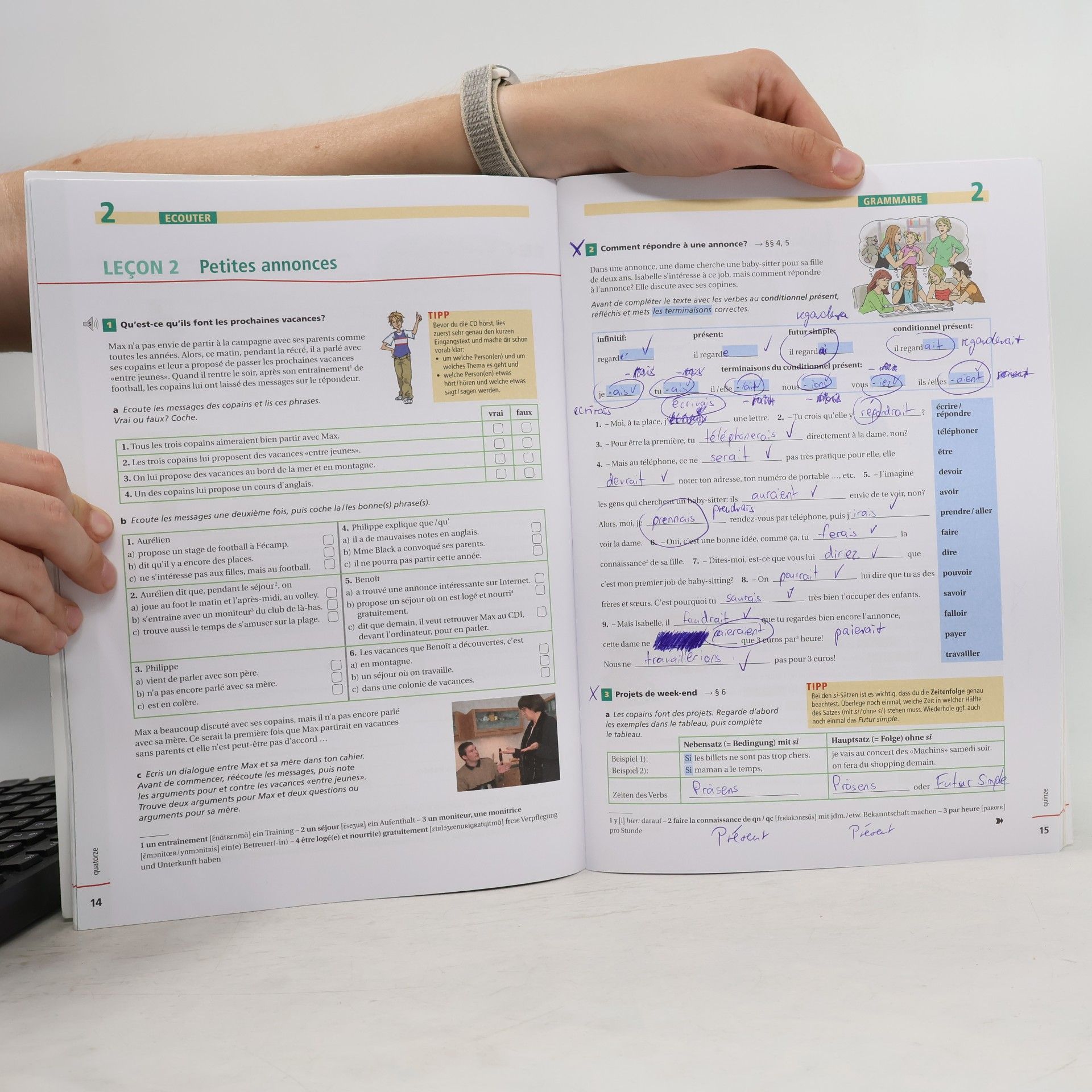 Gérard Alamargot Fit für Tests und Klassenarbeiten, m. CD-ROM/Audio-CD