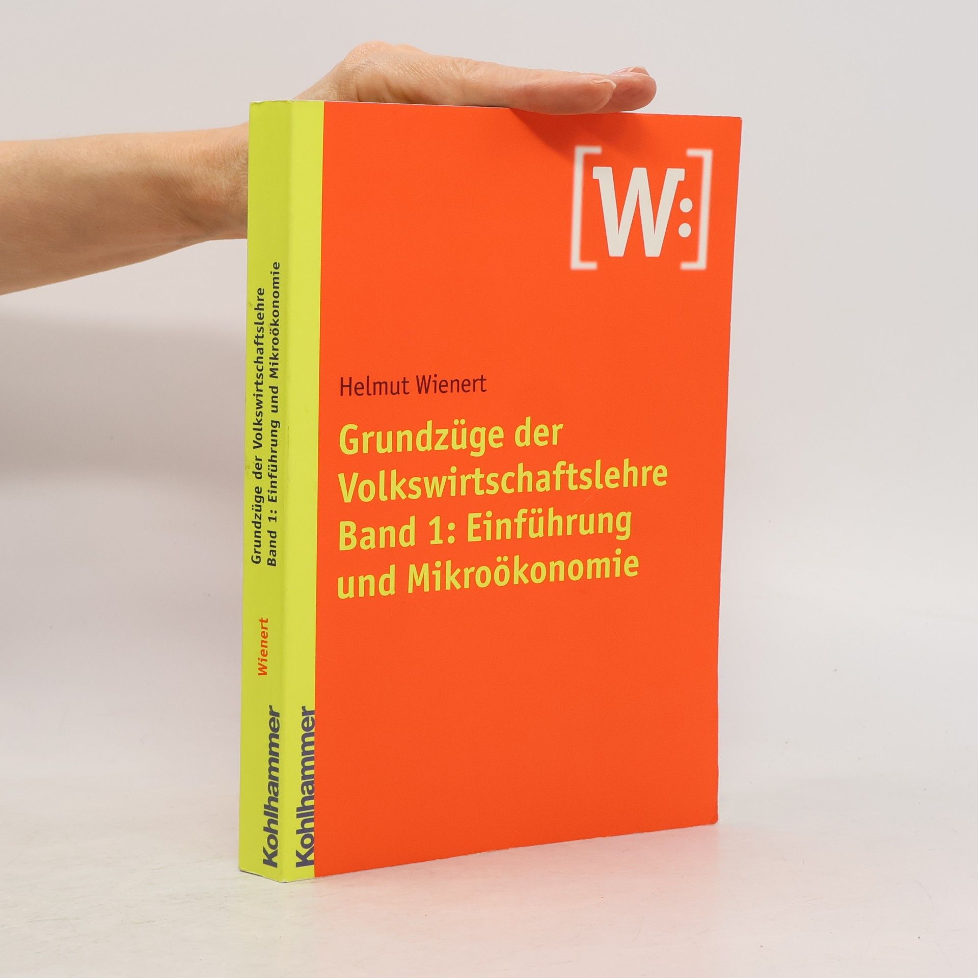 Helmut Wienert Grundzüge der Volkswirtschaftslehre