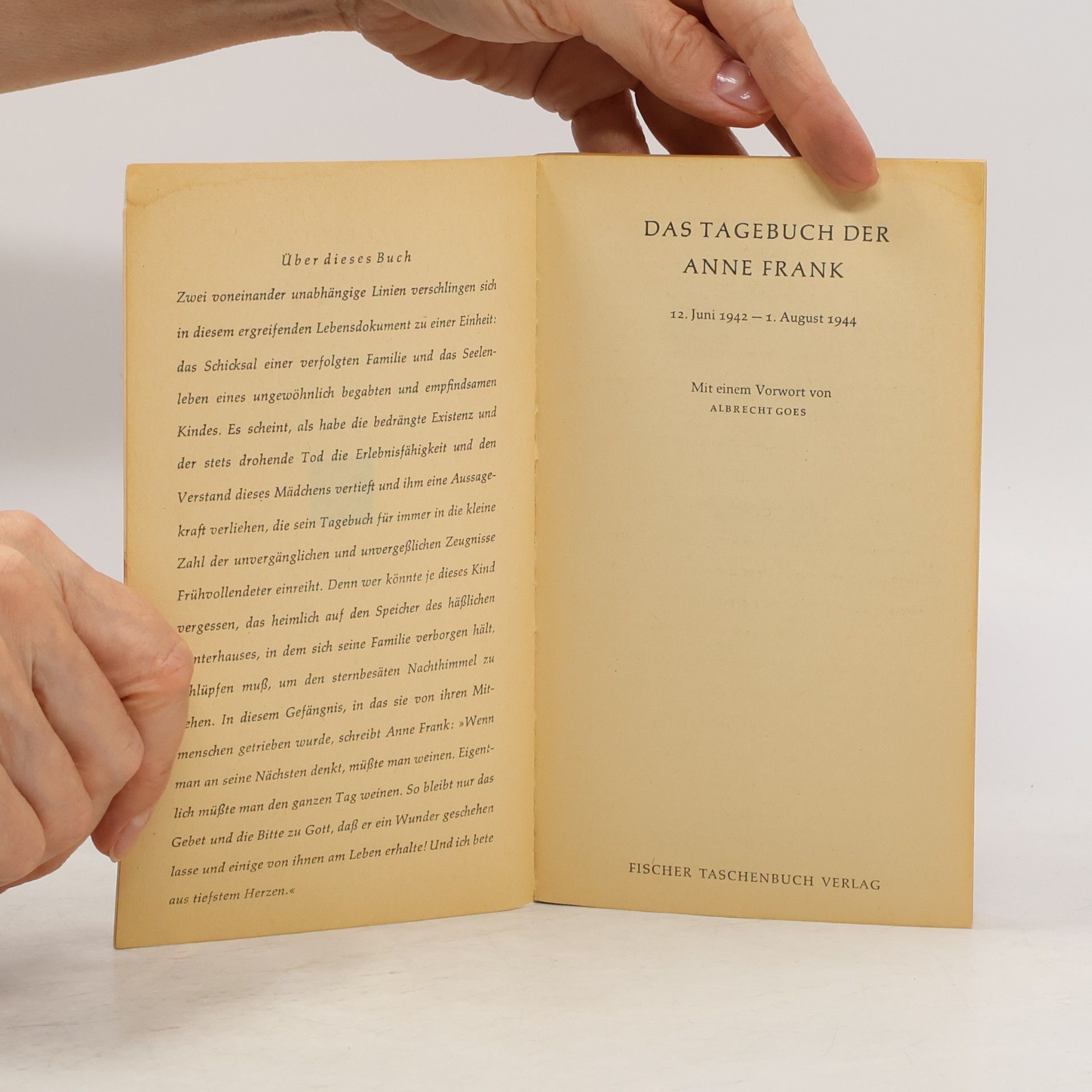 Anne Frank Das Tagebuch der Anne Frank