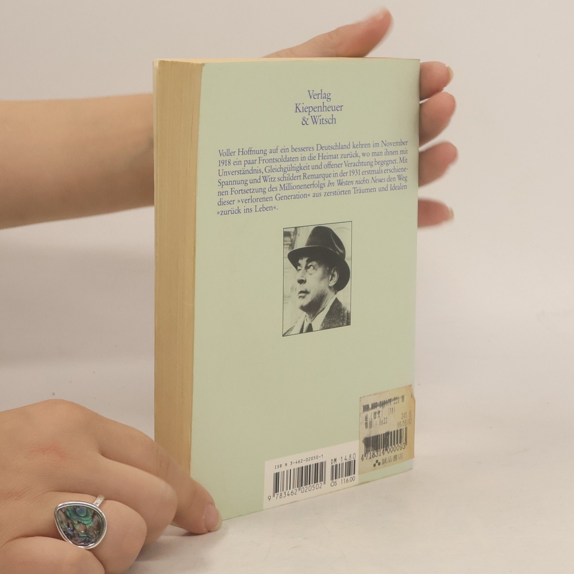 Erich Maria Remarque Der Weg zurück