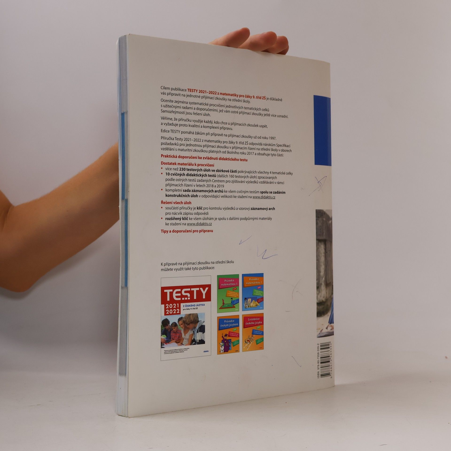 Autorenkollektiv Testy z matematiky pro žáky 9. tříd ZŠ 2021/2022