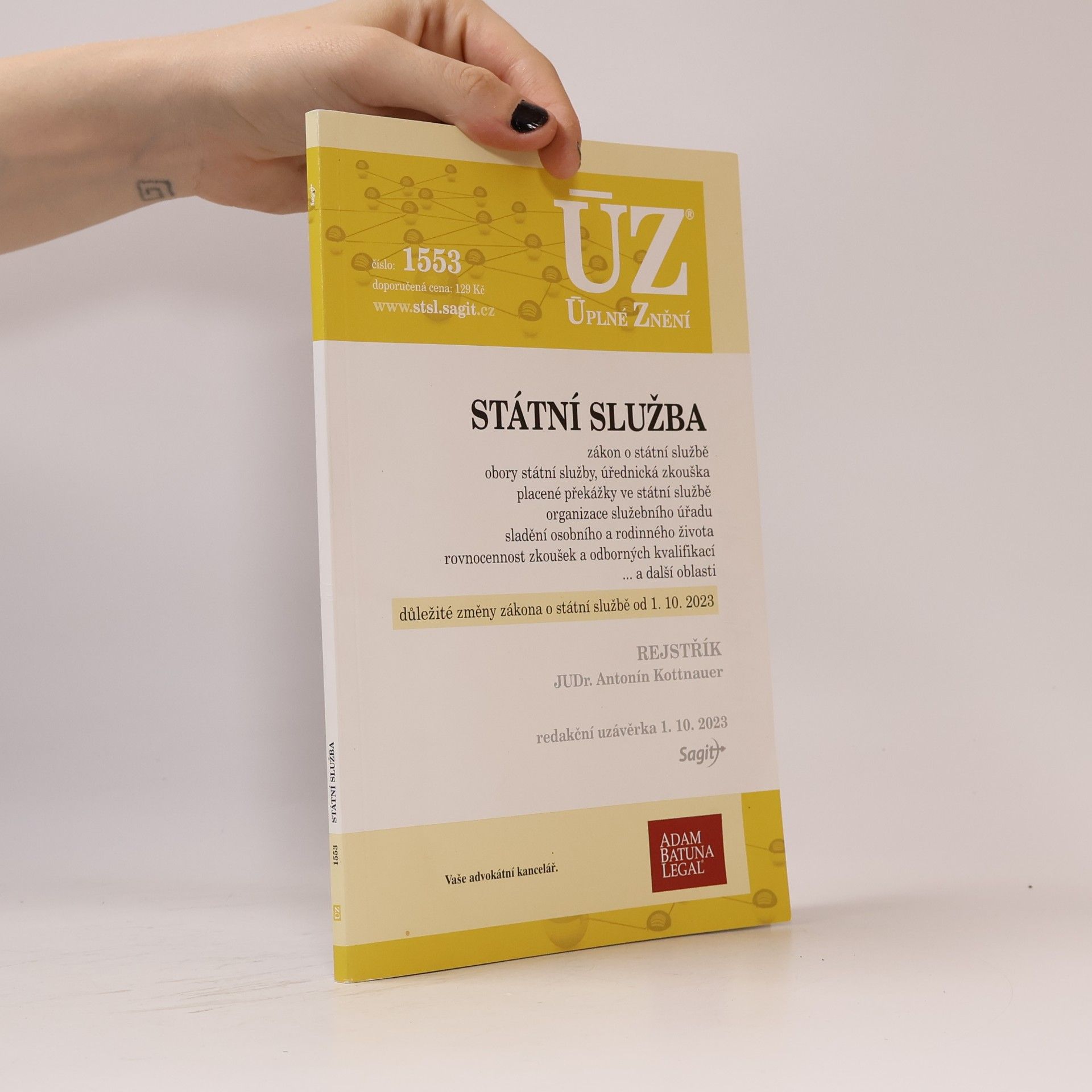 Sagit ÚZ 1553 Státní služba
