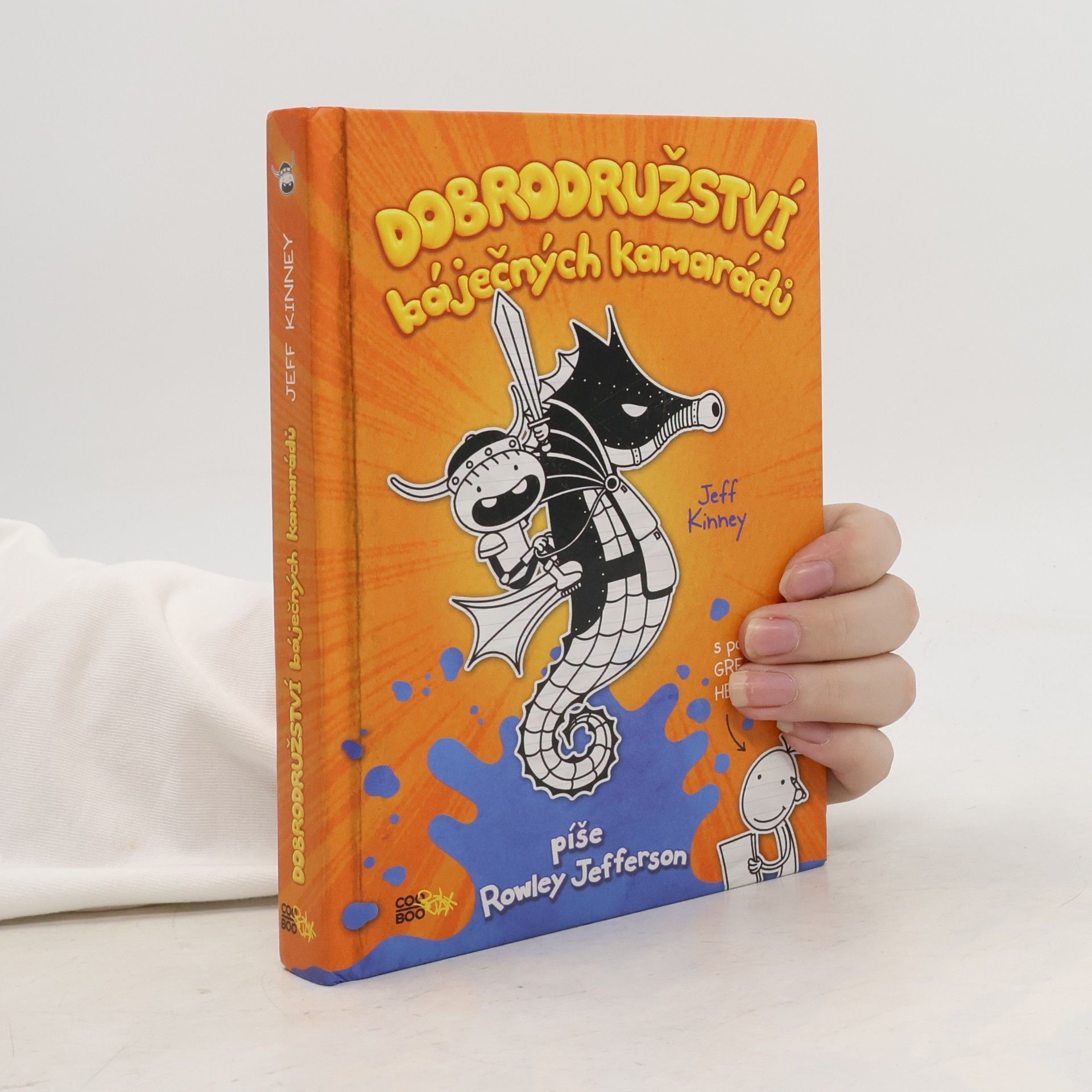 Jeff Kinney Dobrodružství báječných kamarádů. Píše Rowley Jefferson