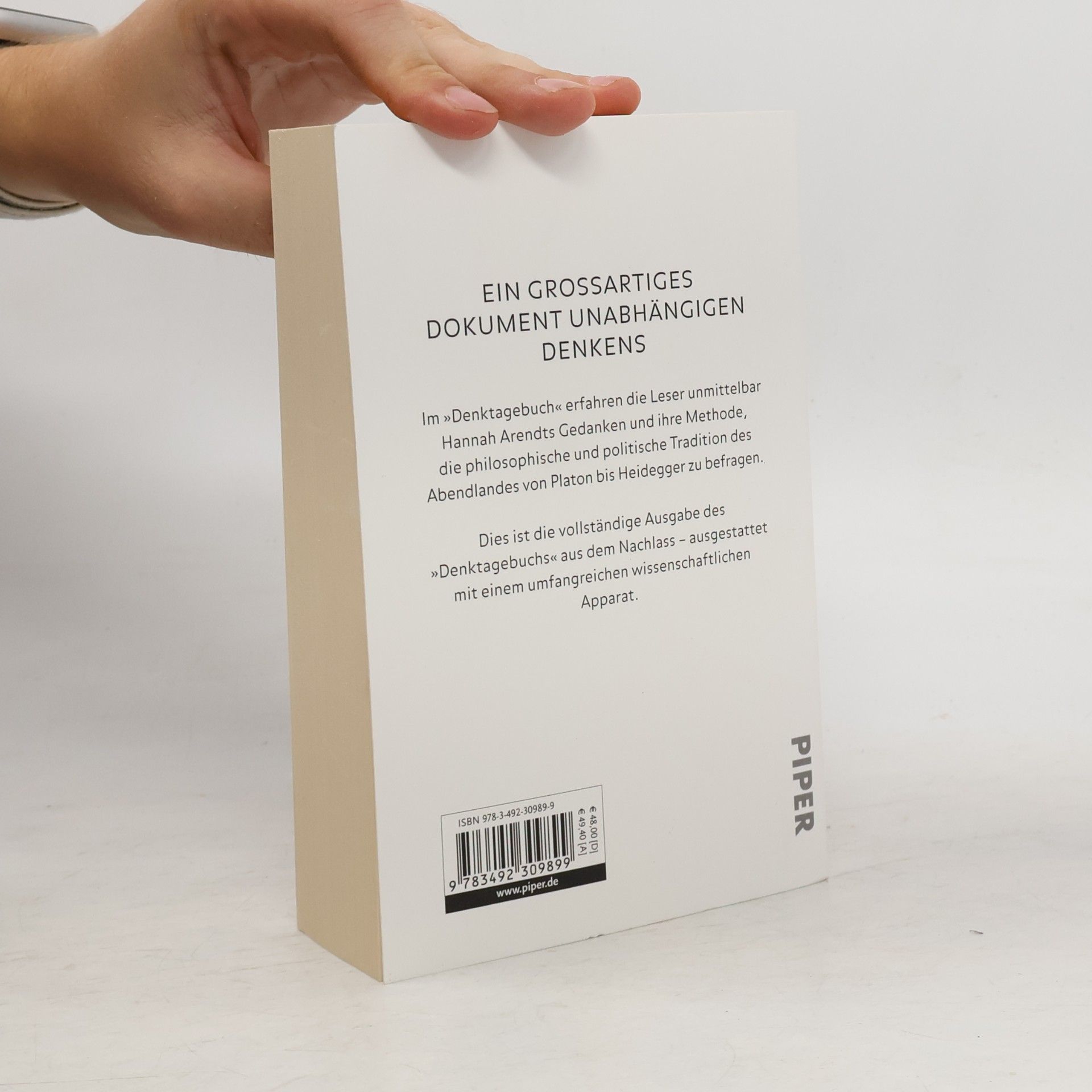 Hannah Arendt Denktagebuch