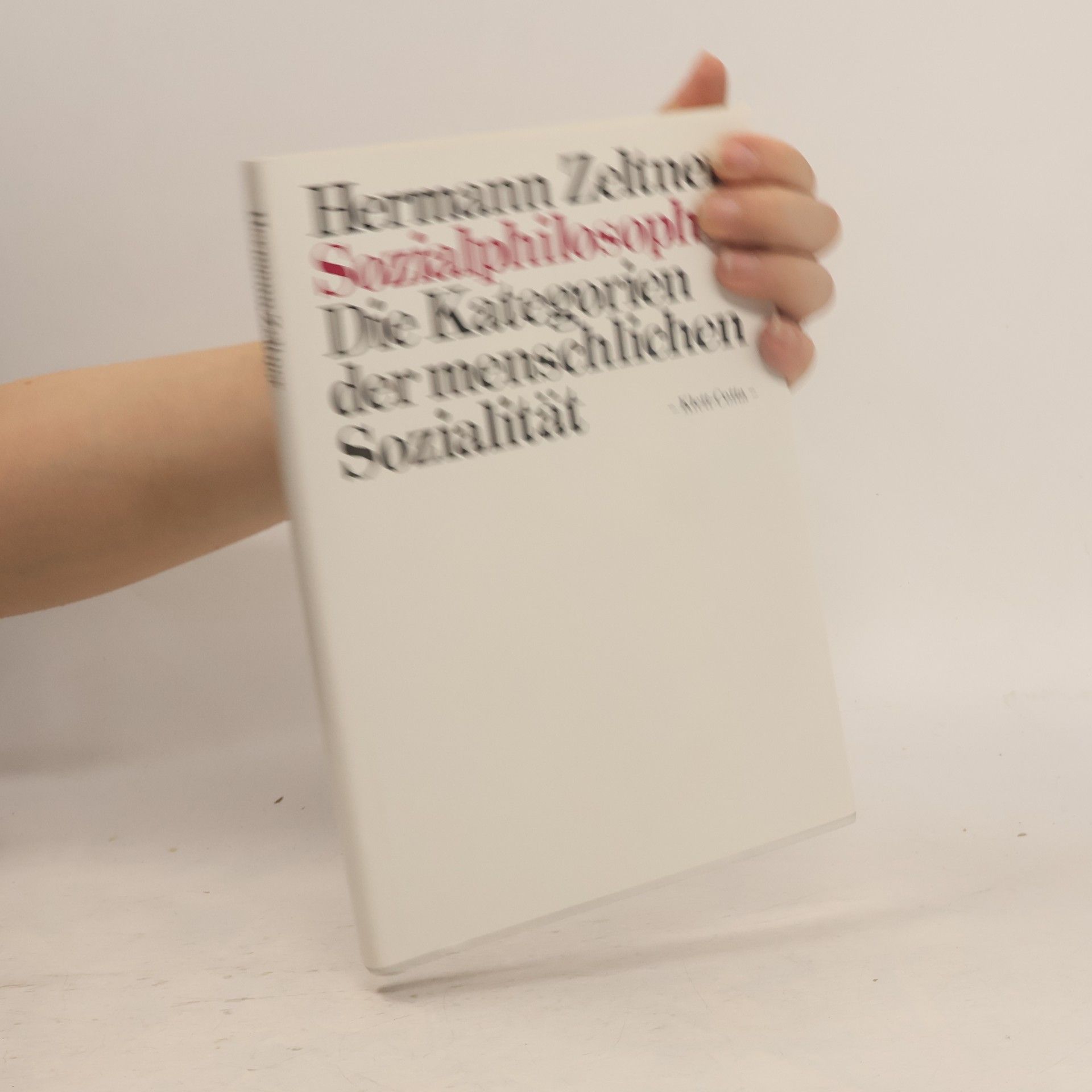 Hermann Zeltner Sozialphilosophie