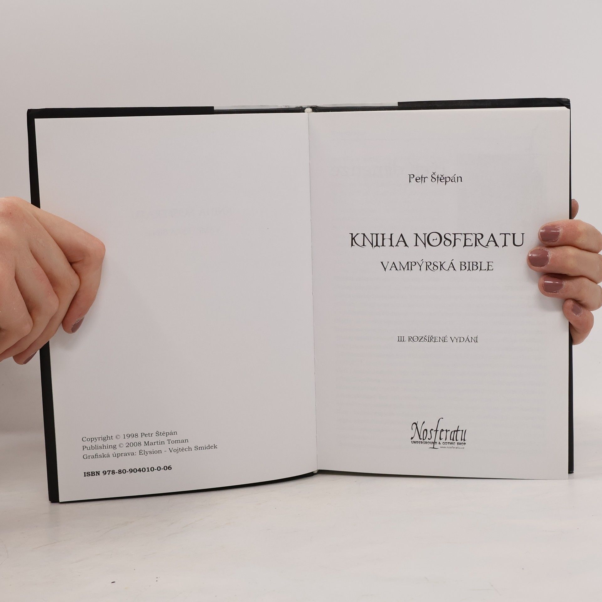 Petr Štěpán Kniha Nosferatu: Vampýrská bible