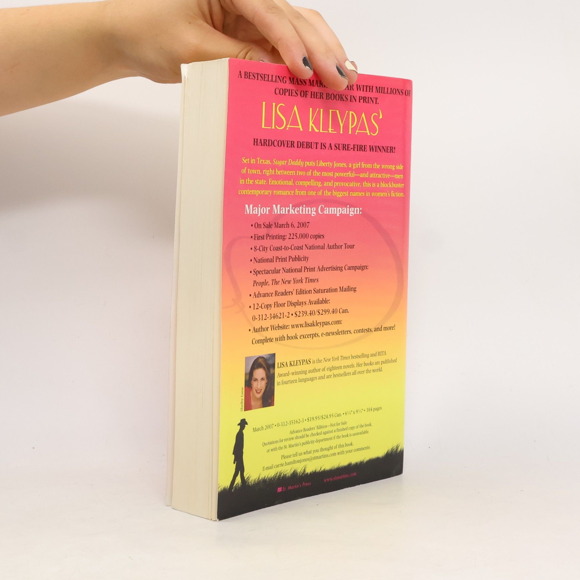 Lisa Kleypas Sugar Daddy - Advance Readers' Edition